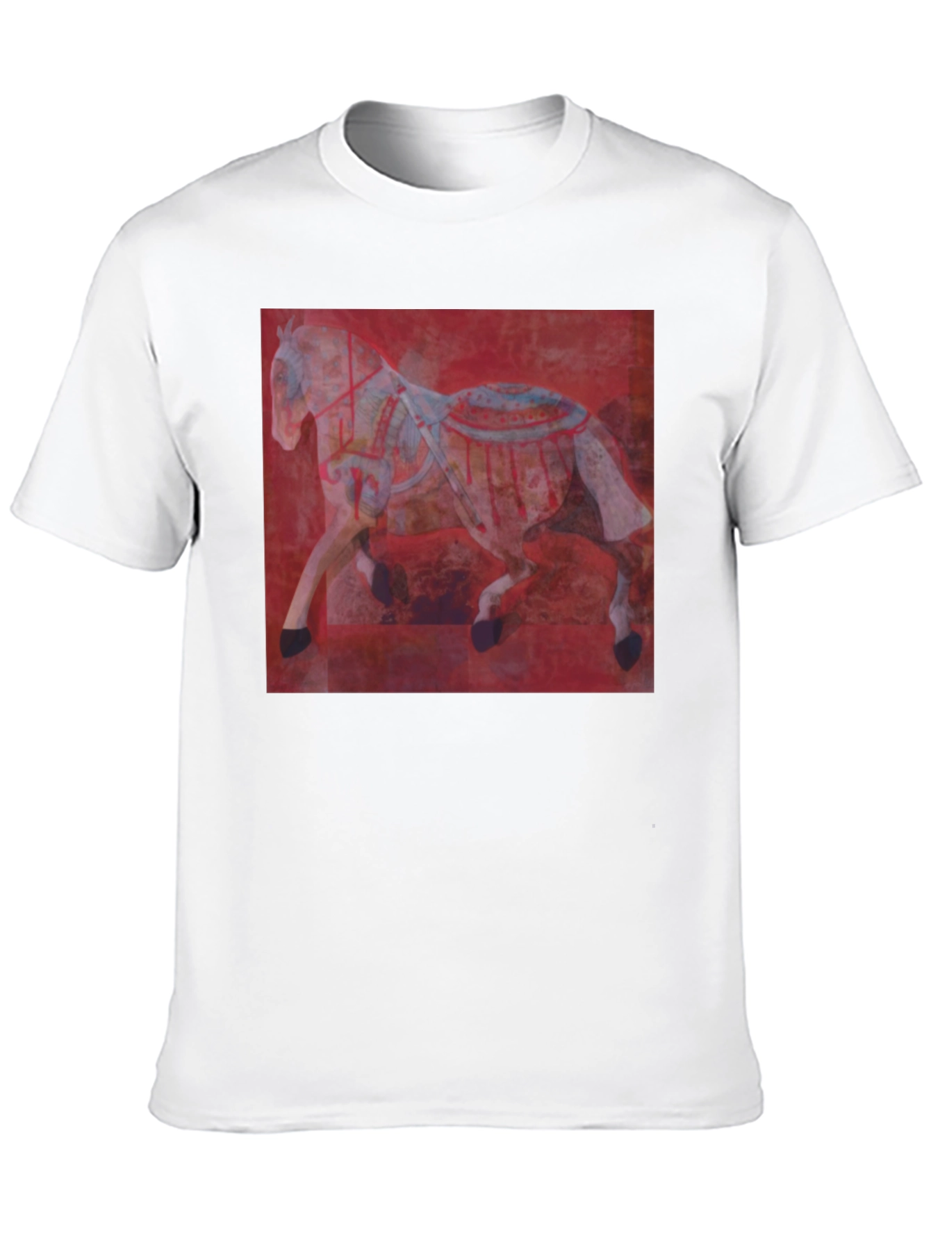 Red Horse Graphic Tee - Mens Black T-Shirt