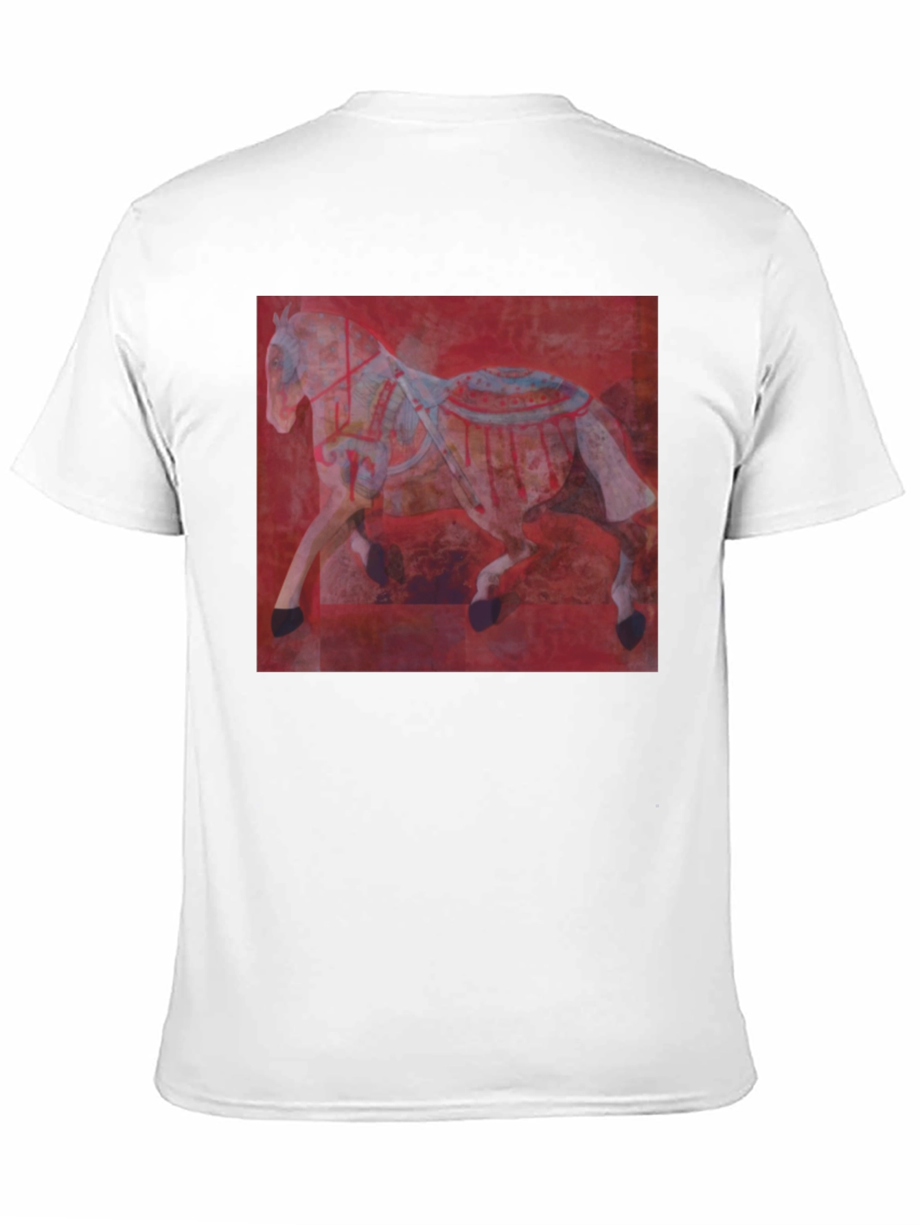 Red Horse Graphic Tee - Mens Black T-Shirt
