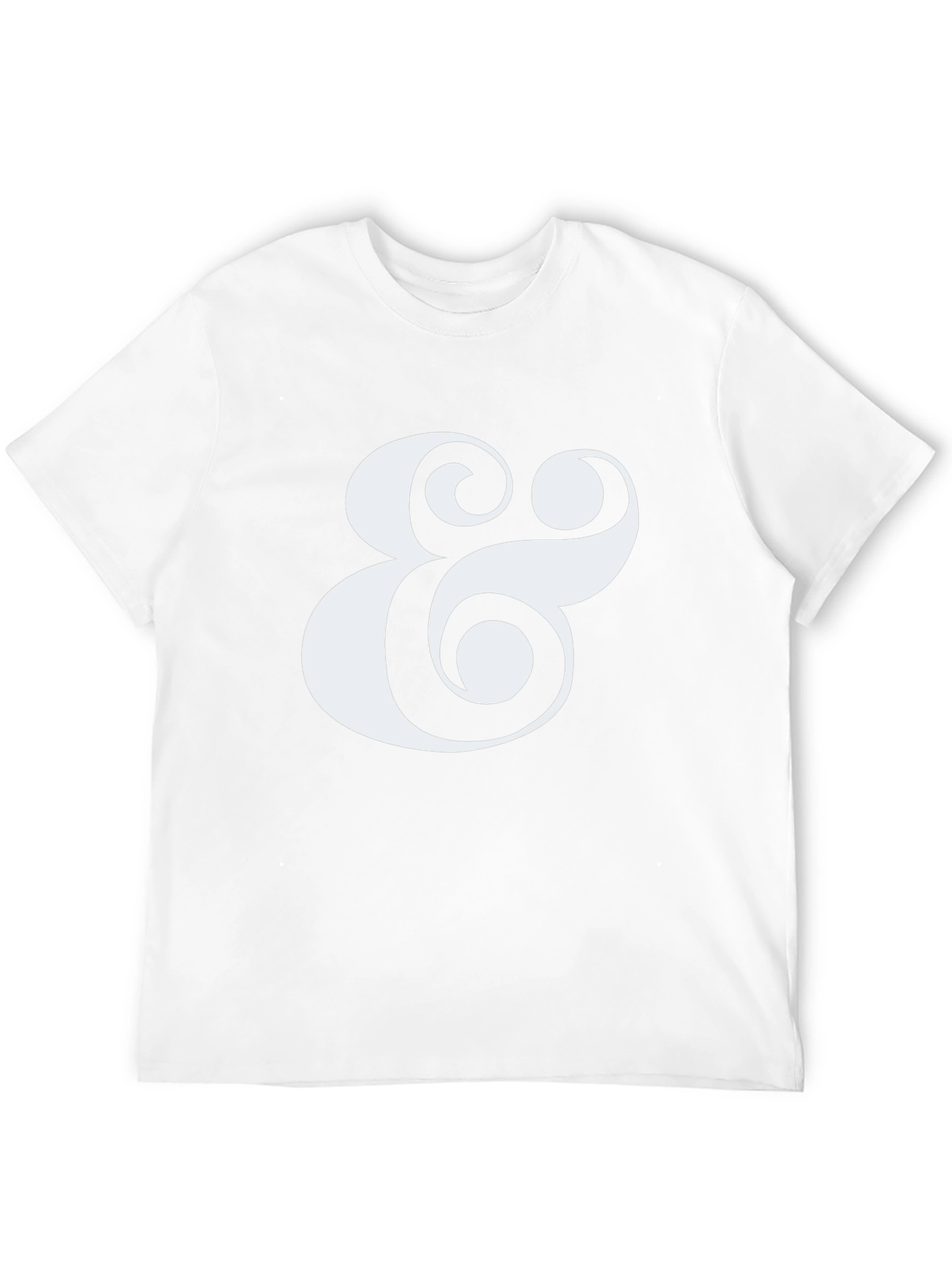 Ampersand Graphic Tee - Black Cotton Blend