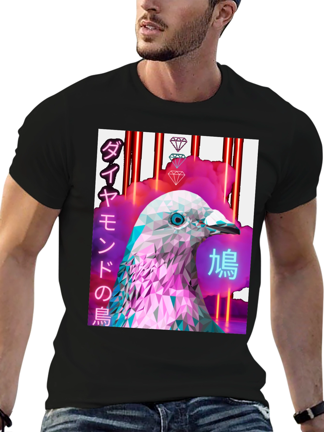 Abstract Pigeon T-Shirt