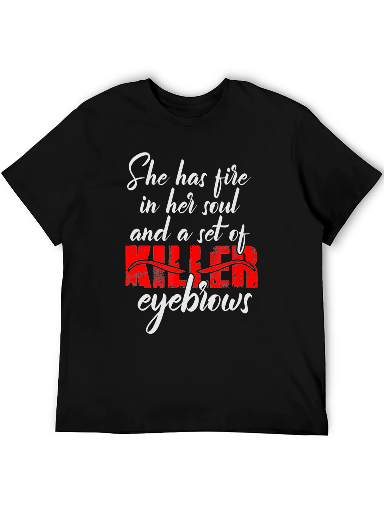 Fire Soul Killer Eyebrows Graphic Tee