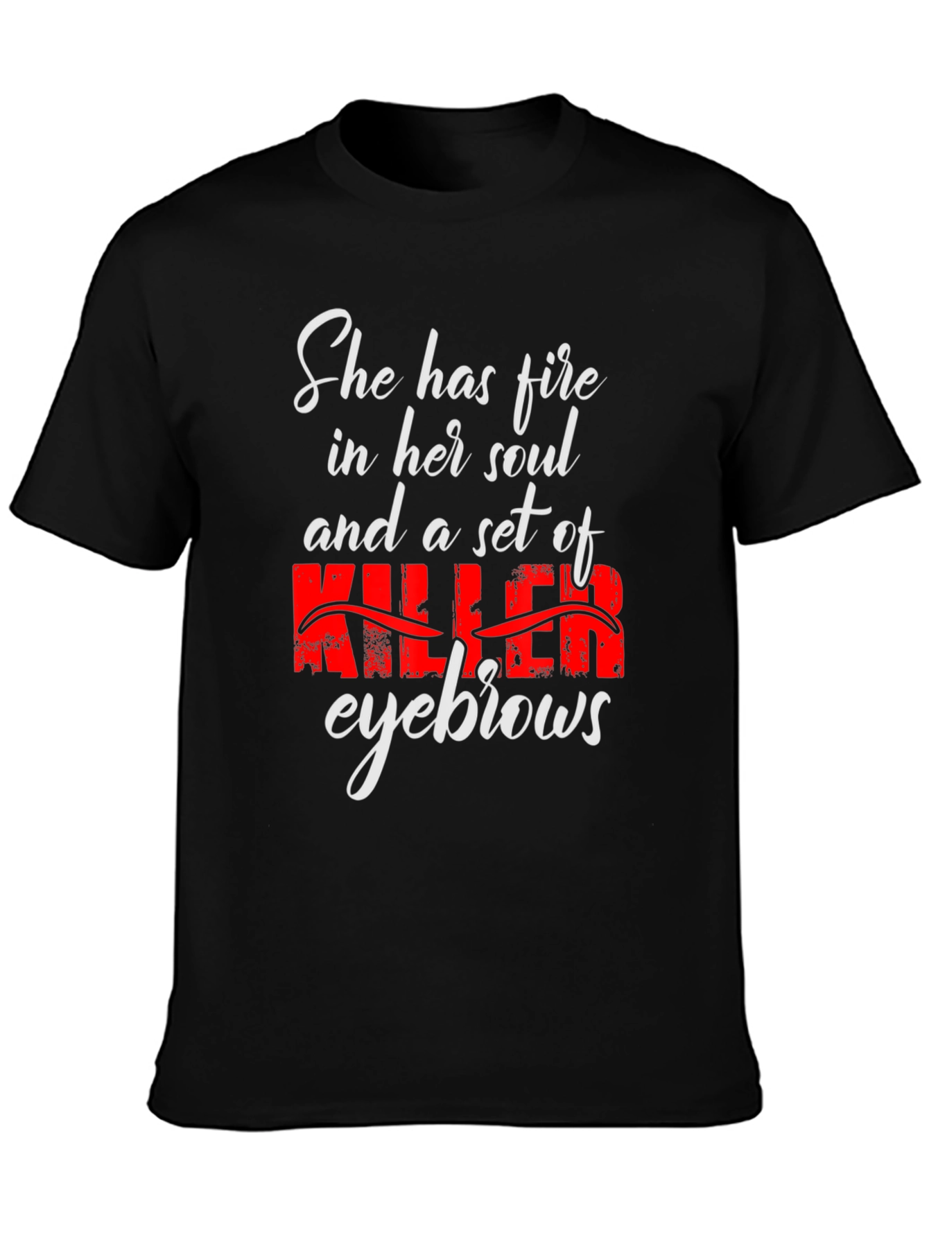 Fire Soul Killer Eyebrows Graphic Tee