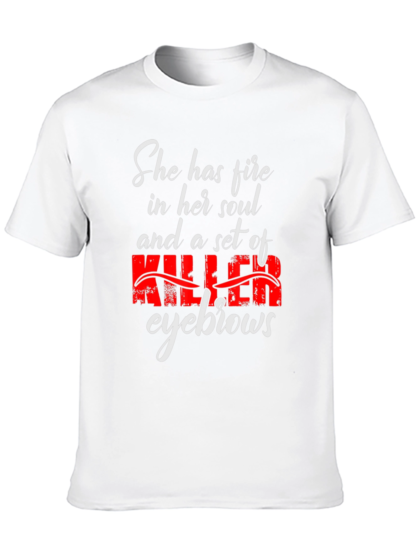 Fire Soul Killer Eyebrows Graphic Tee