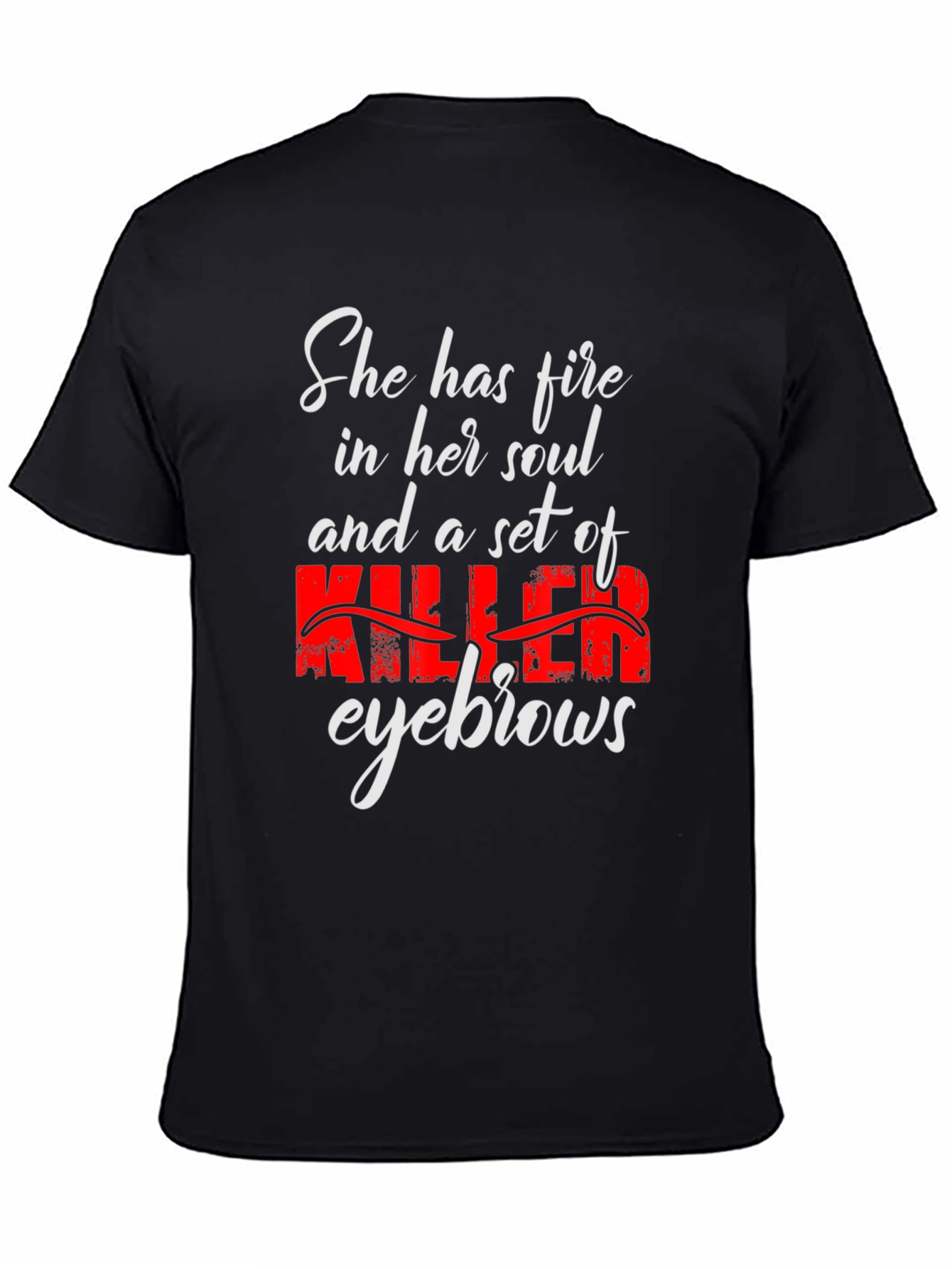 Fire Soul Killer Eyebrows Graphic Tee