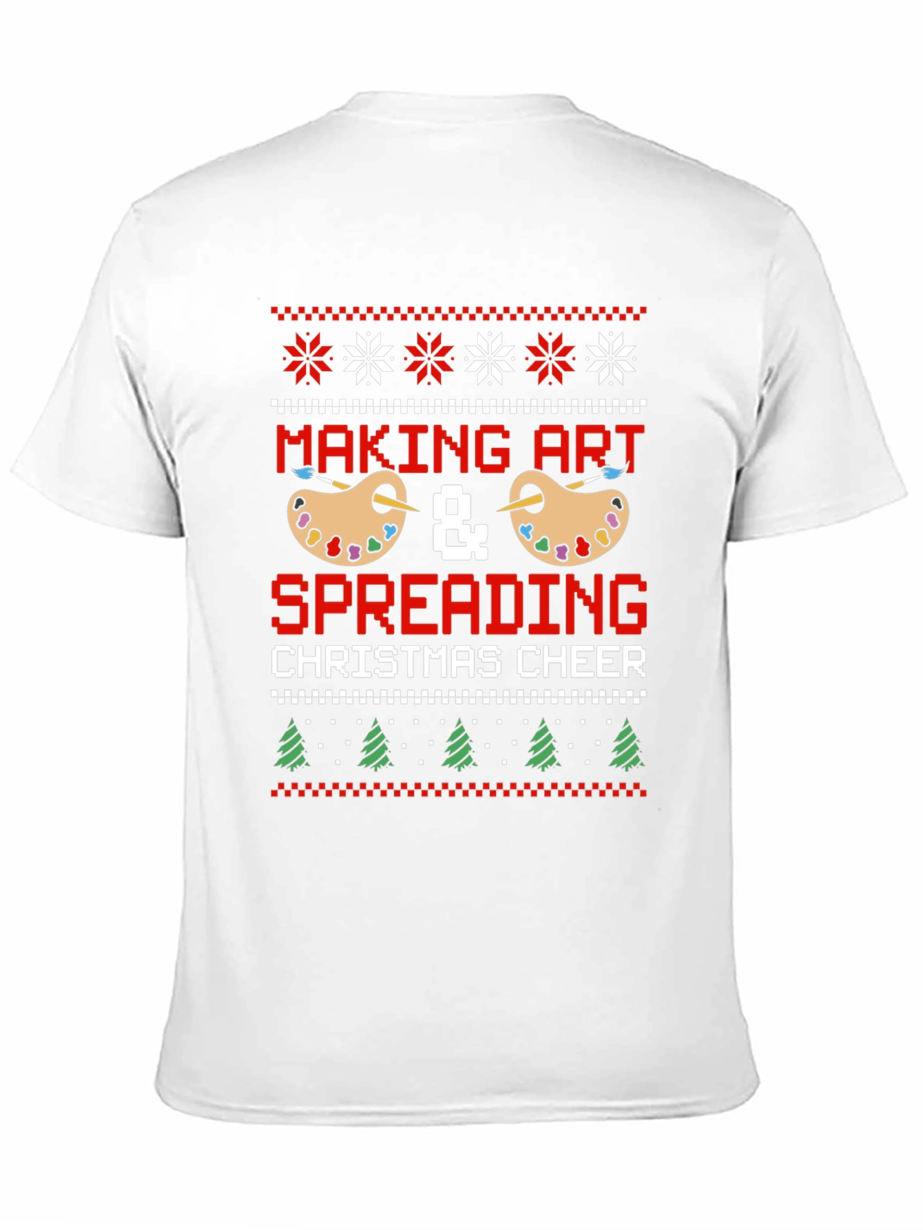 Making Art Christmas Cheer Graphic Tee