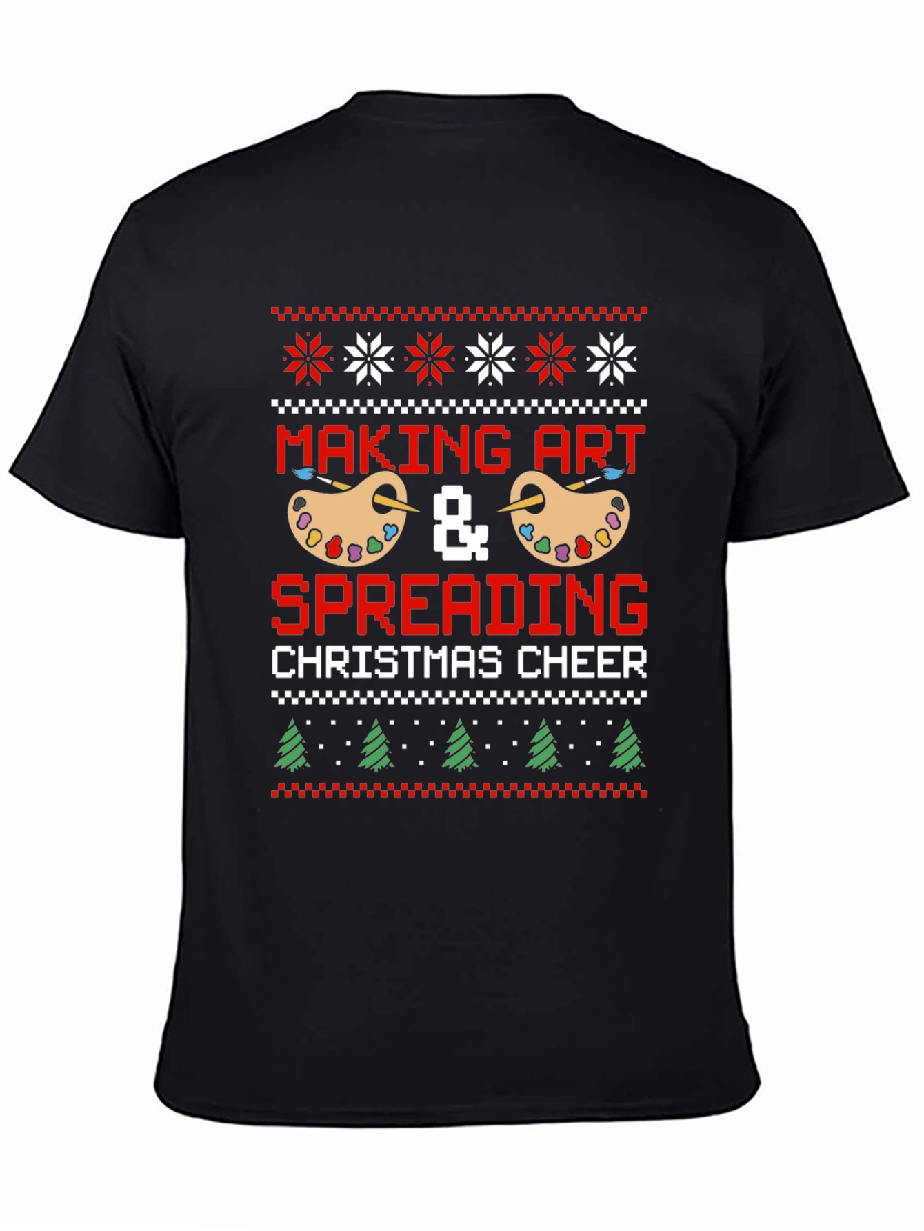 Making Art Christmas Cheer Graphic Tee