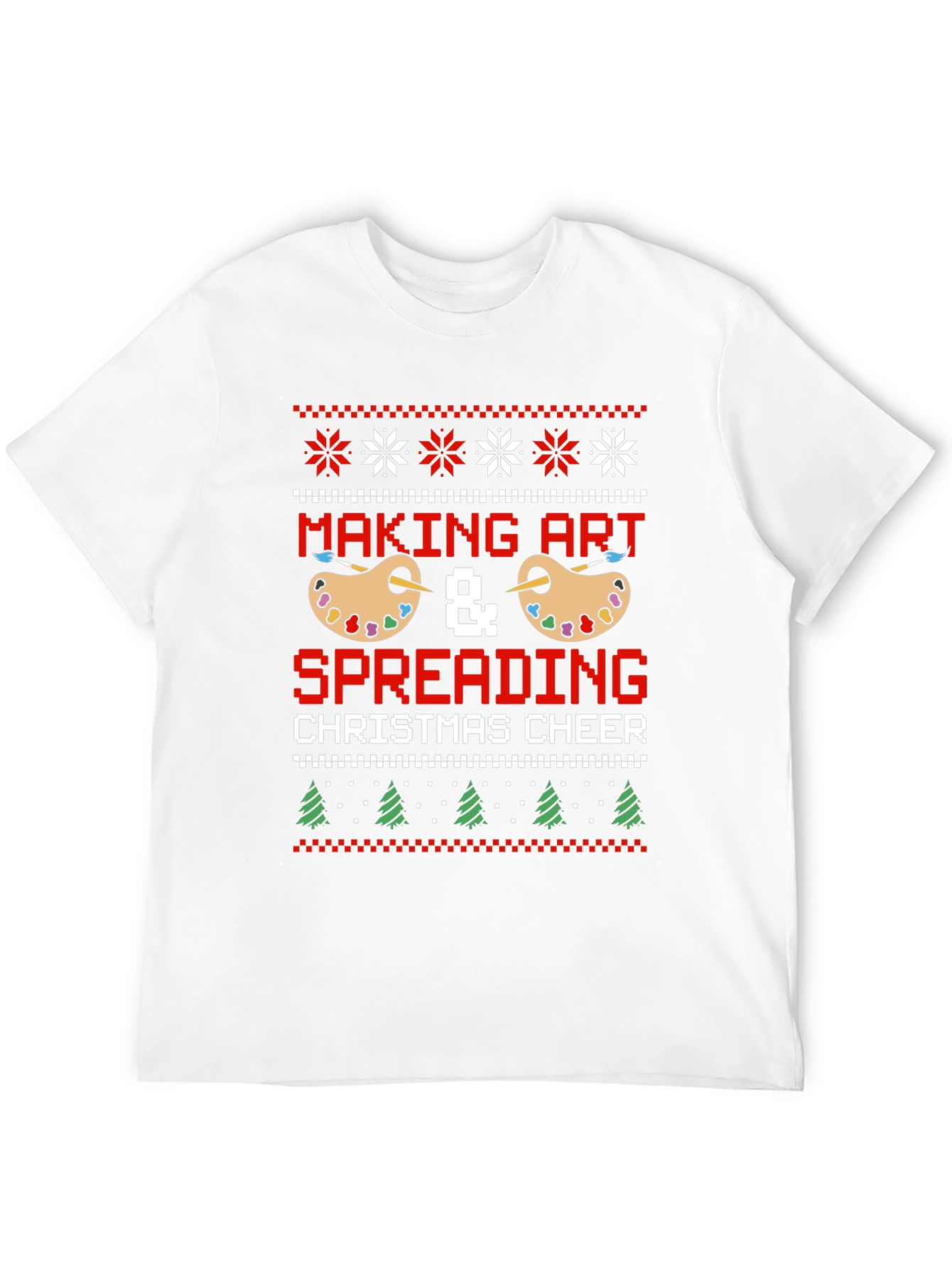Making Art Christmas Cheer Graphic Tee