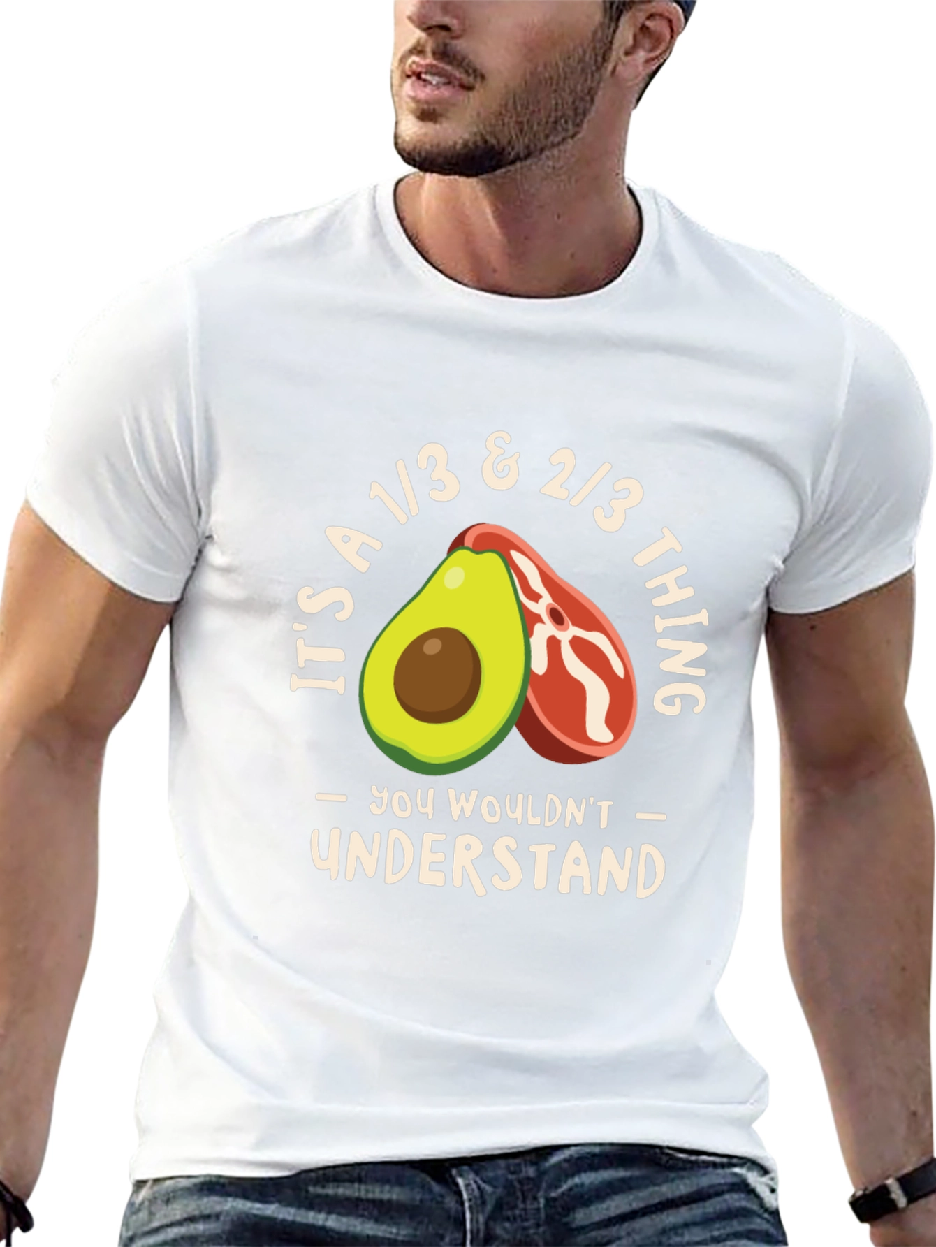 Avocado & Steak T-Shirt - You Wouldnt Understand