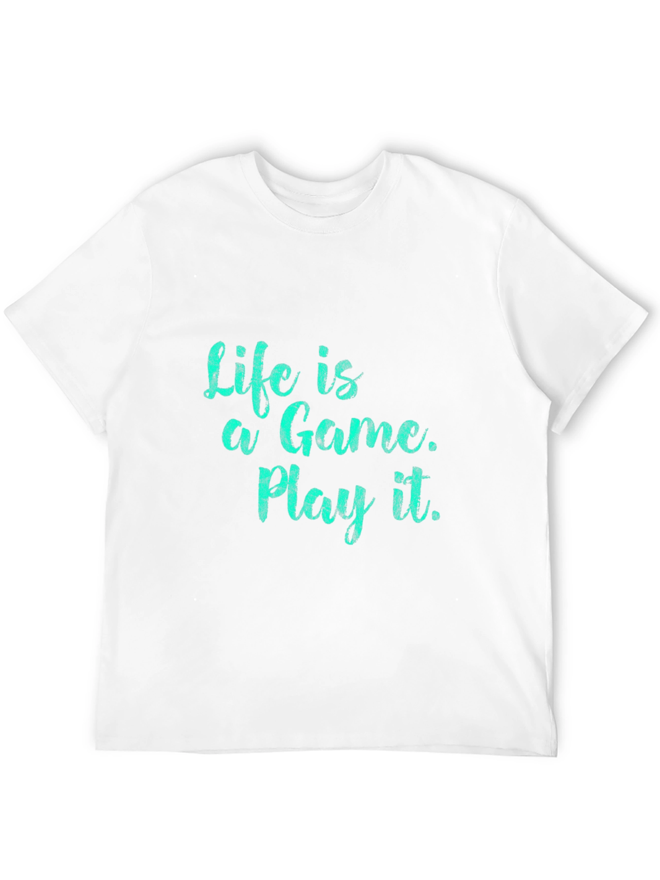 Life is a Game Black T-Shirt