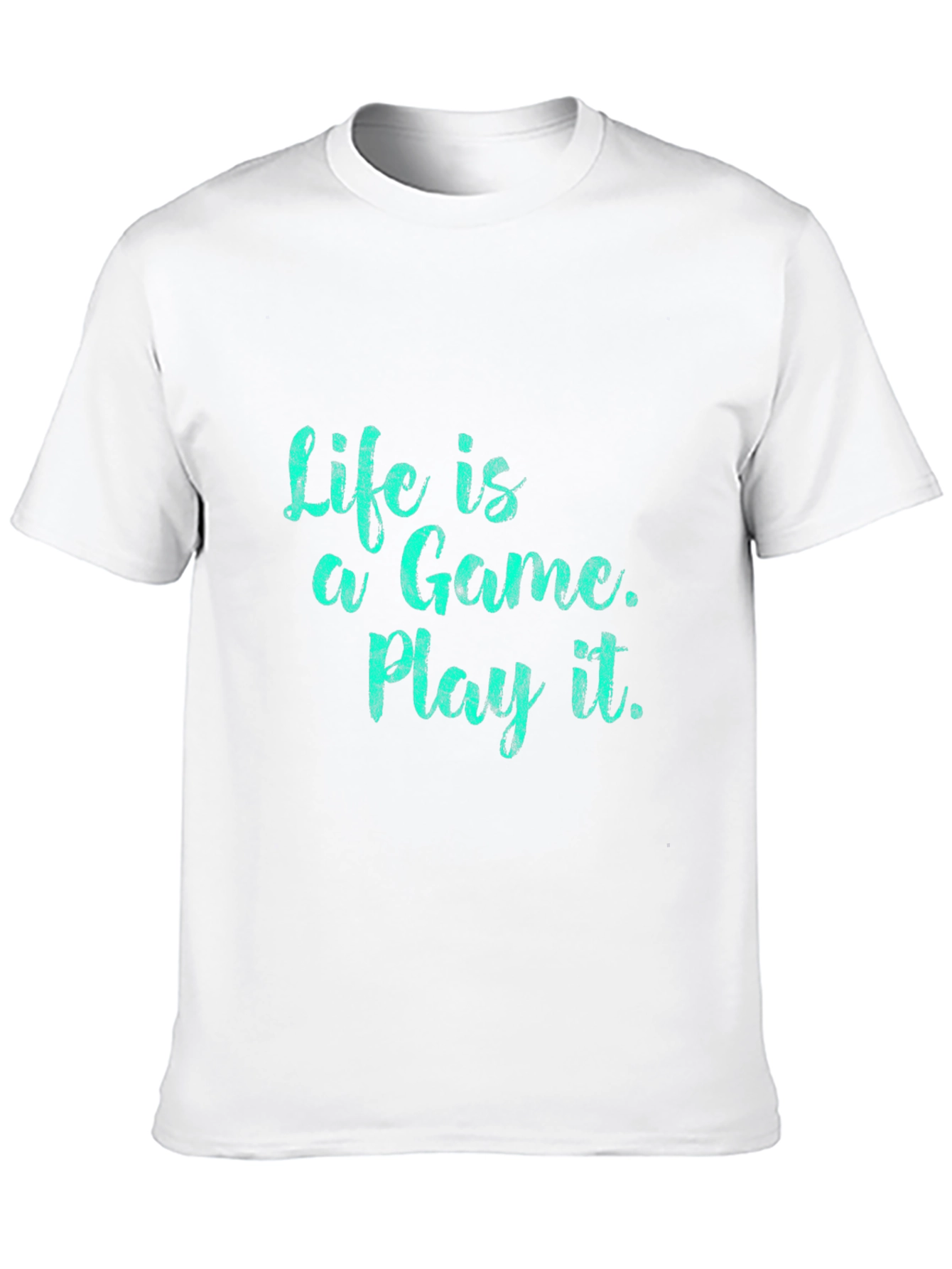 Life is a Game Black T-Shirt