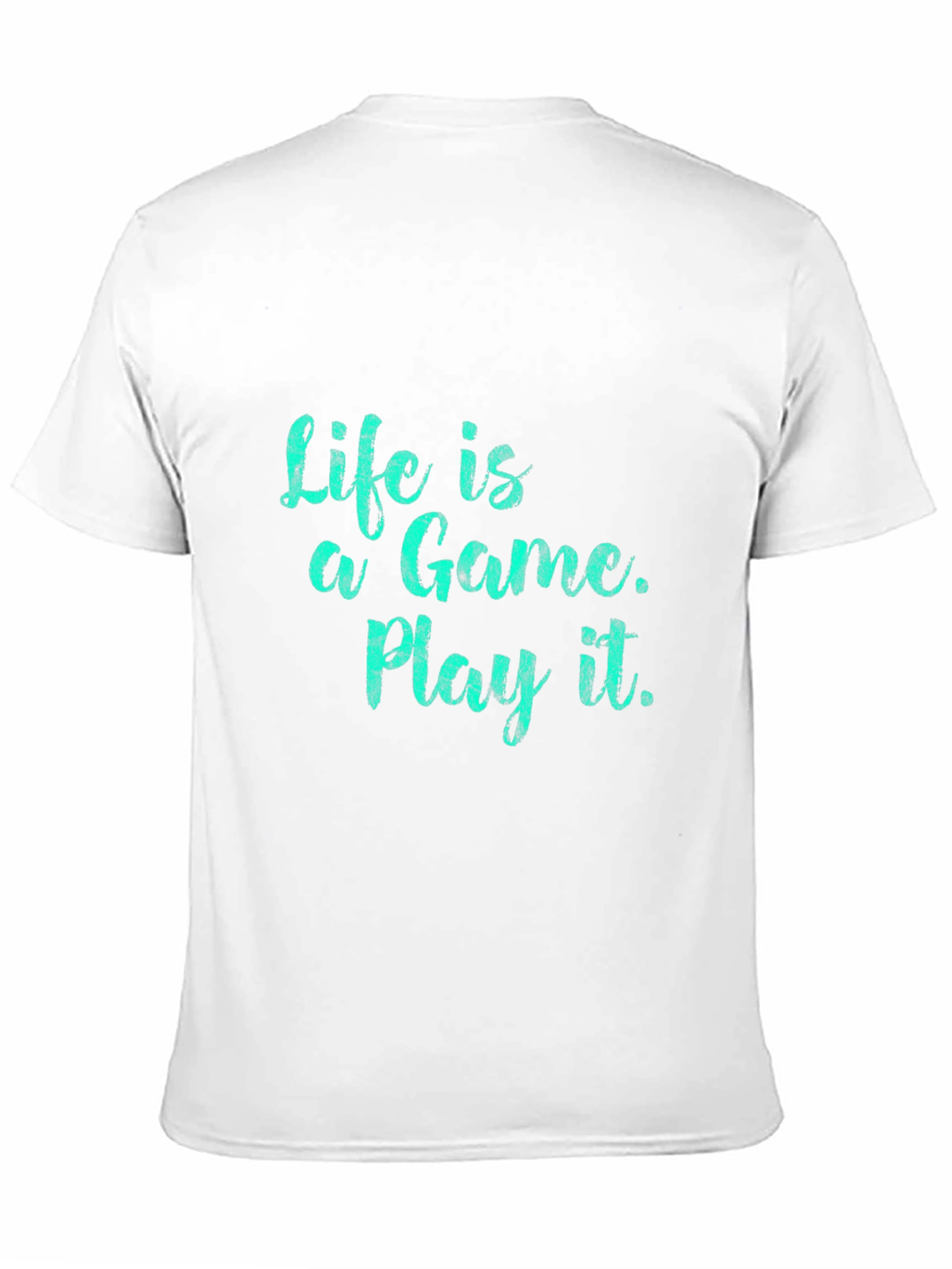 Life is a Game Black T-Shirt