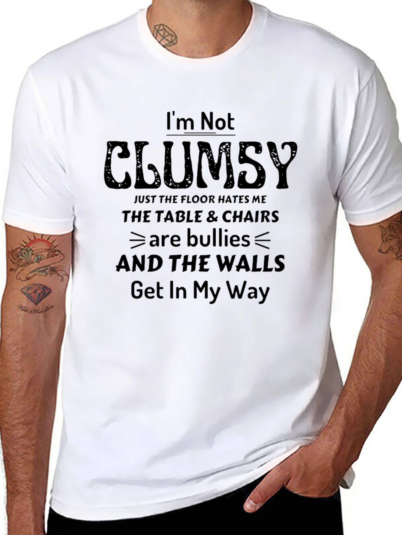 Im Not Clumsy T-Shirt - Funny Sarcastic Tee