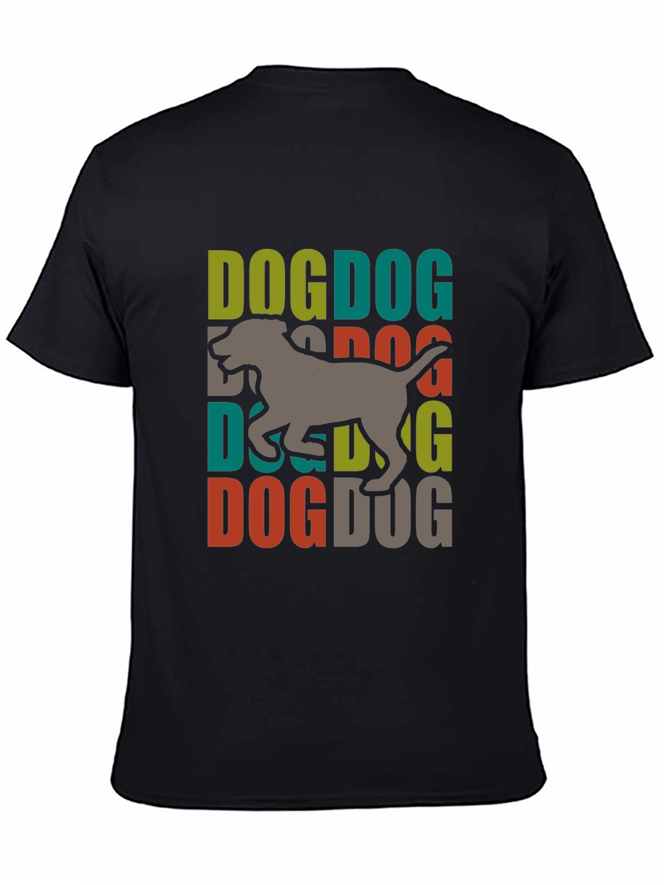 Dog Graphic Print Tee - Trendy Dog Lover T-Shirt