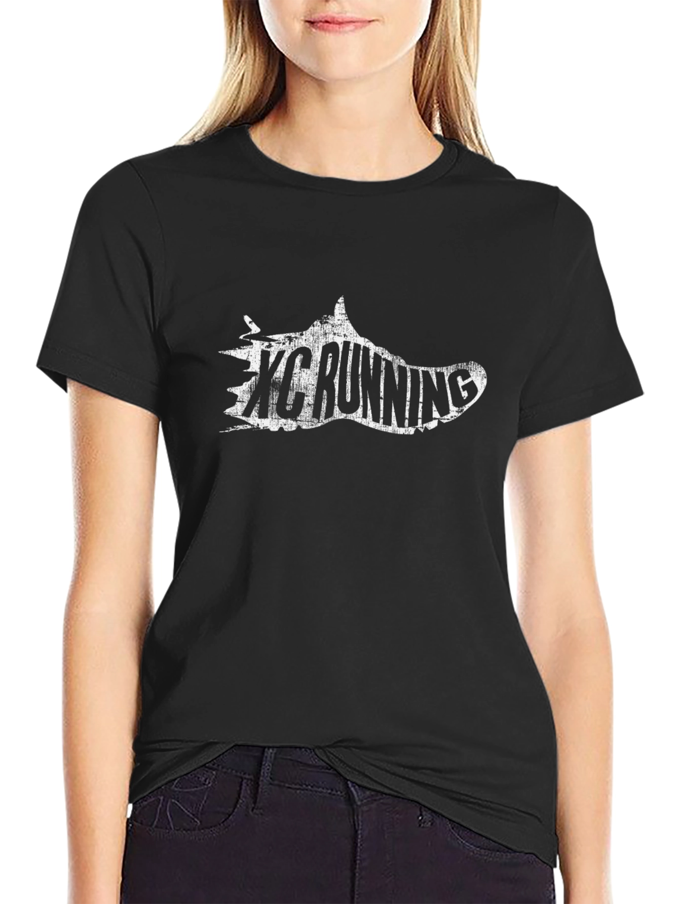 XC Running Shoe Graphic Tee - Unisex Black T-Shirt