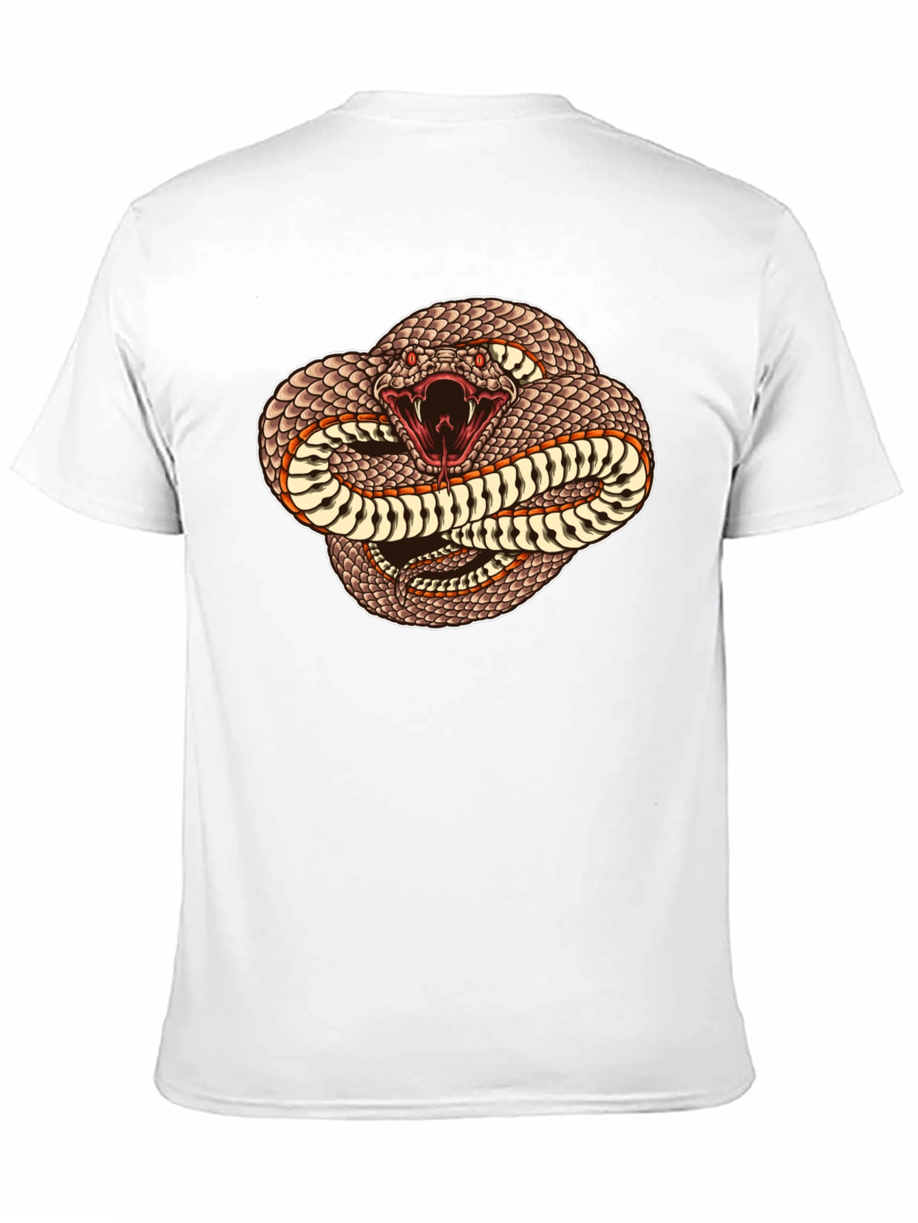 Snake Graphic T-Shirt - Black