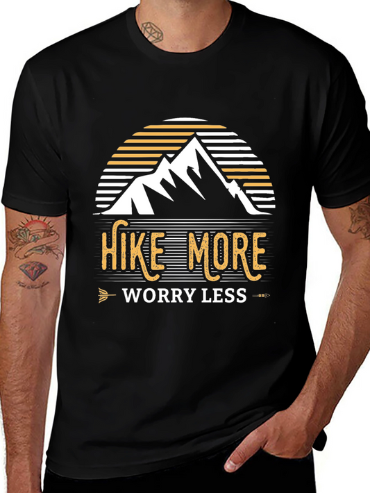 Hike More Worry Less Graphic T-Shirt