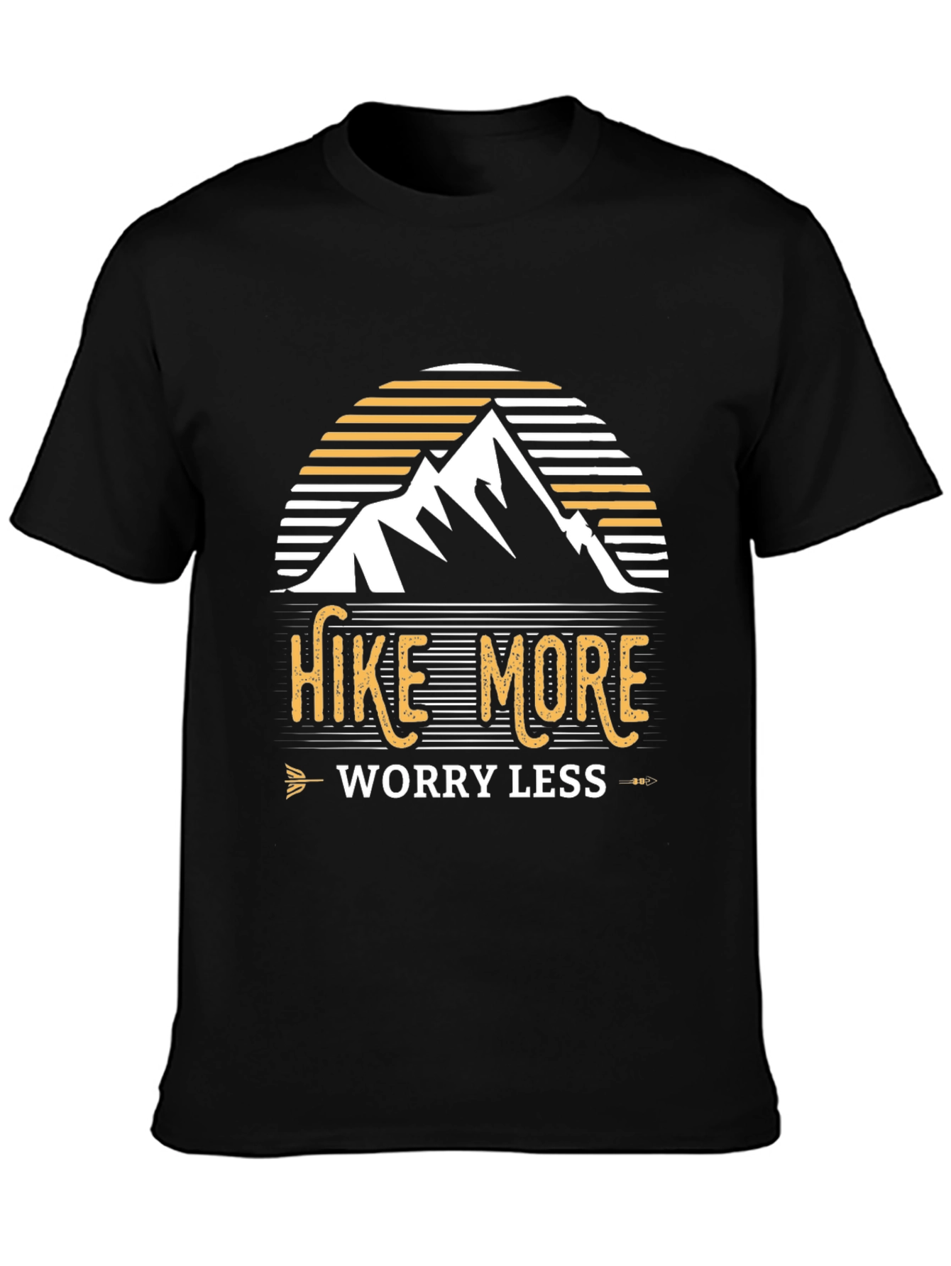 Hike More Worry Less Graphic T-Shirt