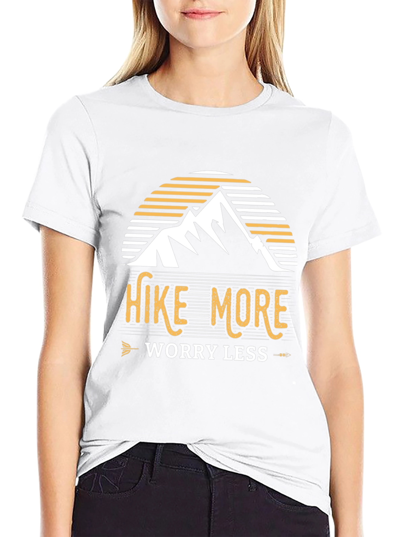 Hike More Worry Less Graphic T-Shirt