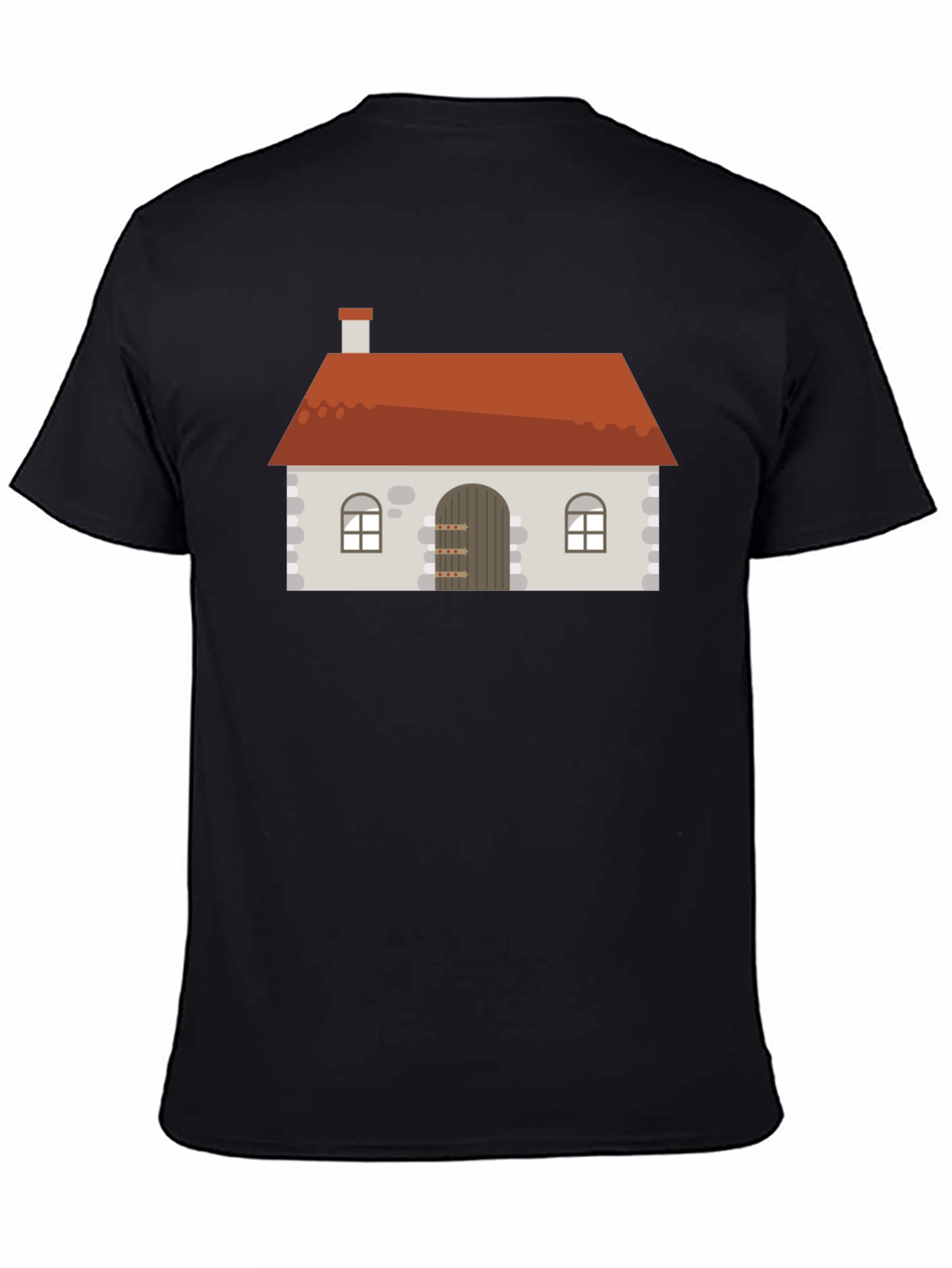 House Graphic Black T-Shirt