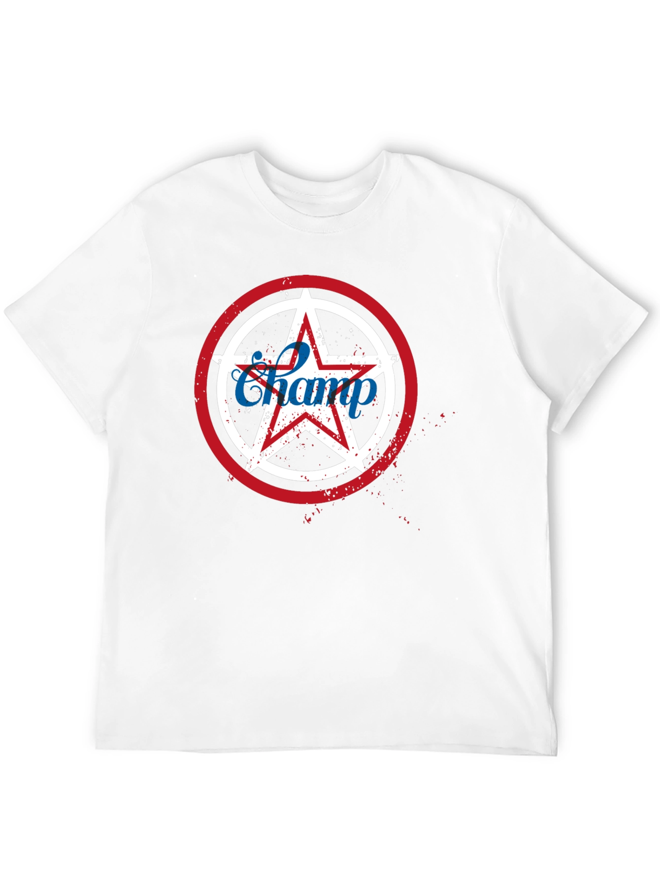 Champ Star Graphic T-Shirt - Patriotic USA Design