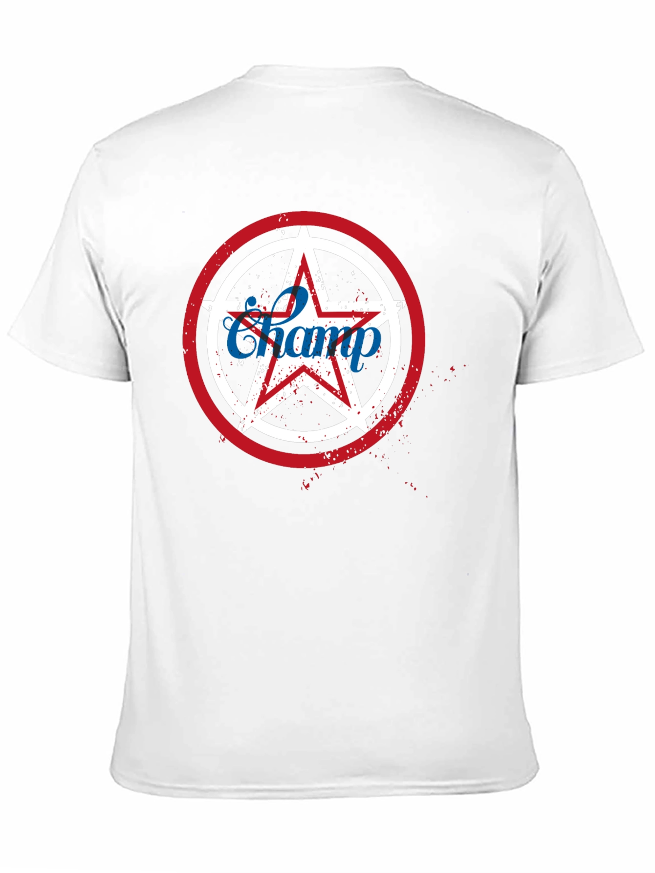 Champ Star Graphic T-Shirt - Patriotic USA Design