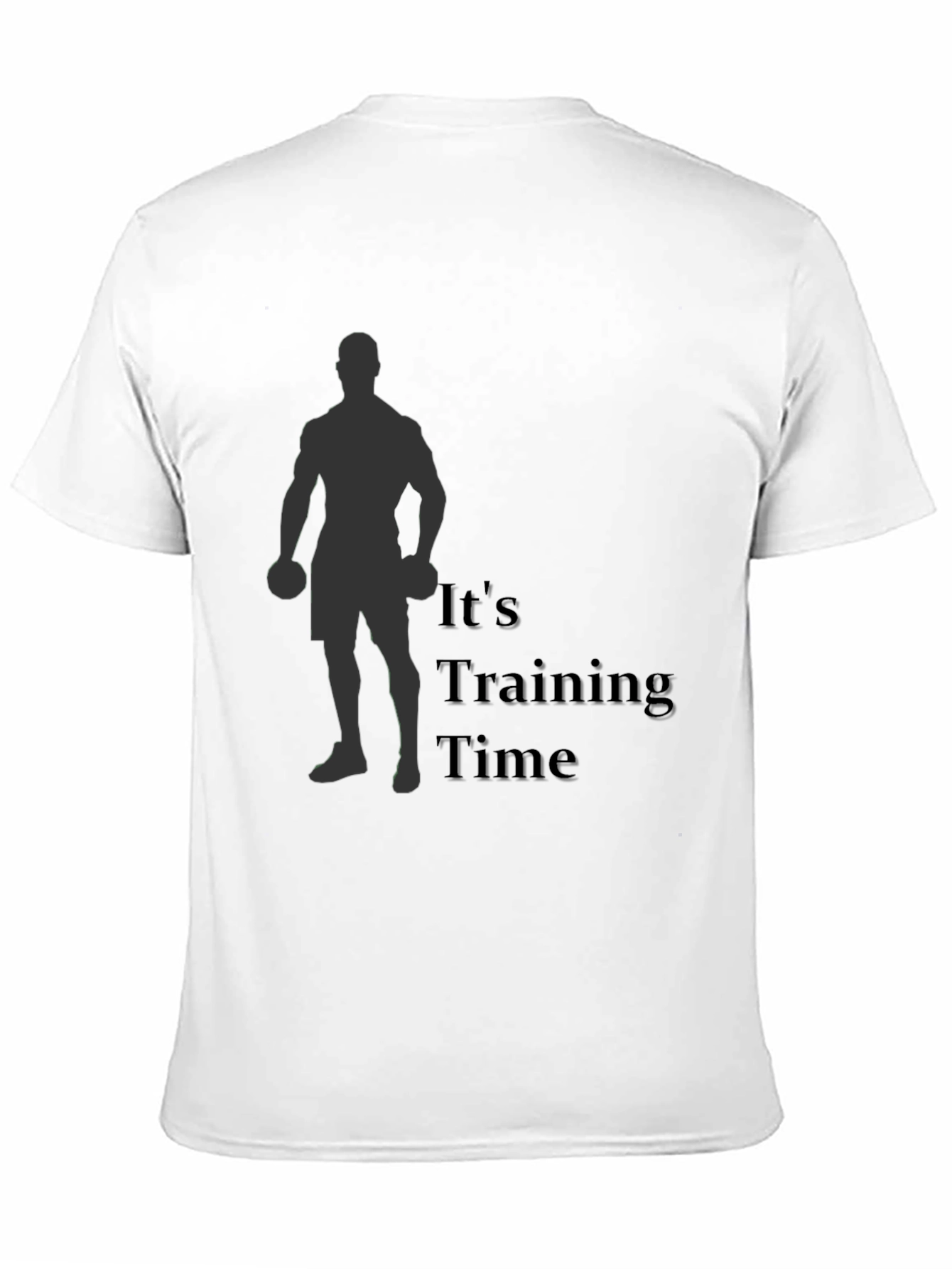 Its Training Time Mens Black T-Shirt