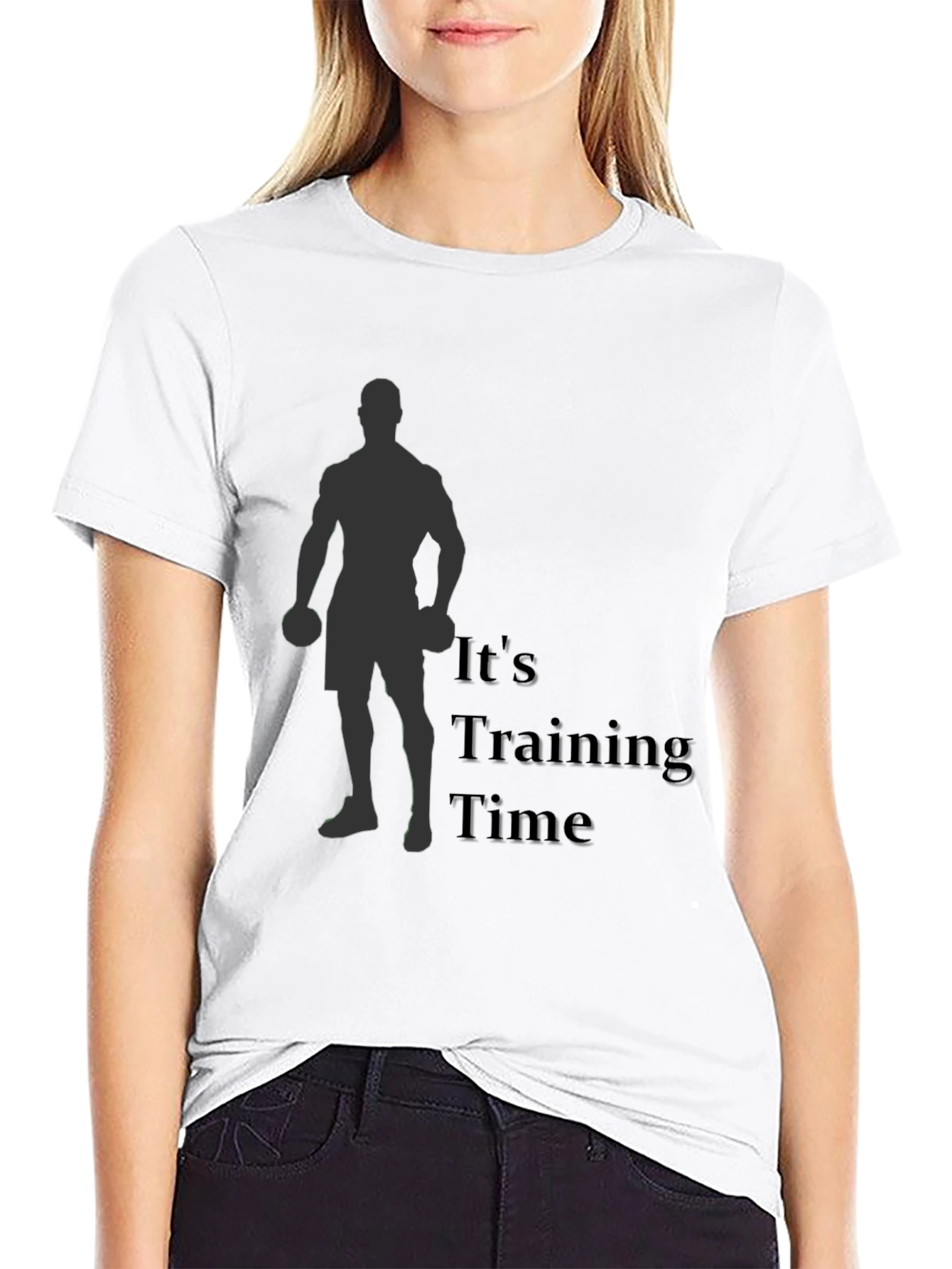 Its Training Time Mens Black T-Shirt