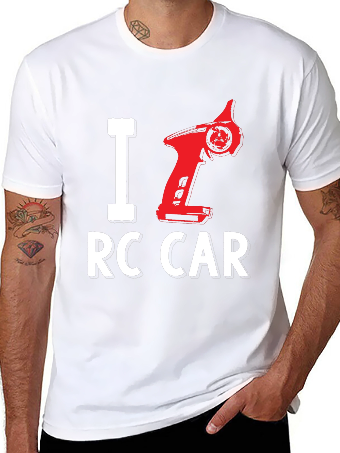 I Love RC Car Black T-Shirt