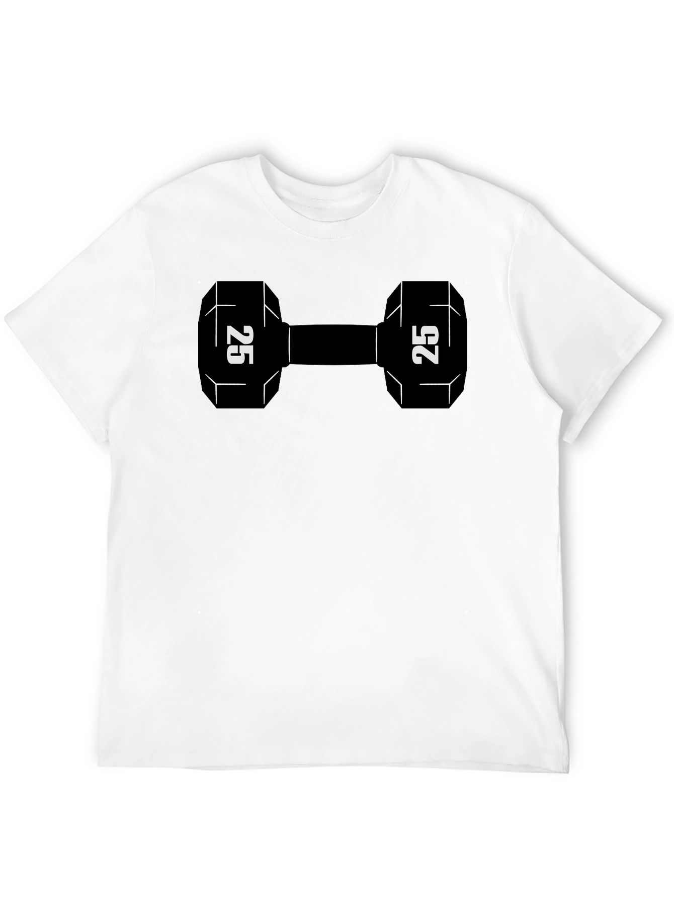 Workout Ready: 25lb Dumbbell Graphic T-Shirt