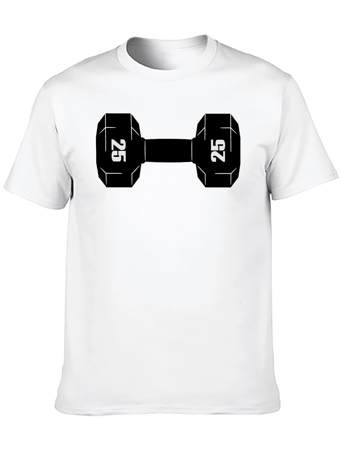 Workout Ready: 25lb Dumbbell Graphic T-Shirt