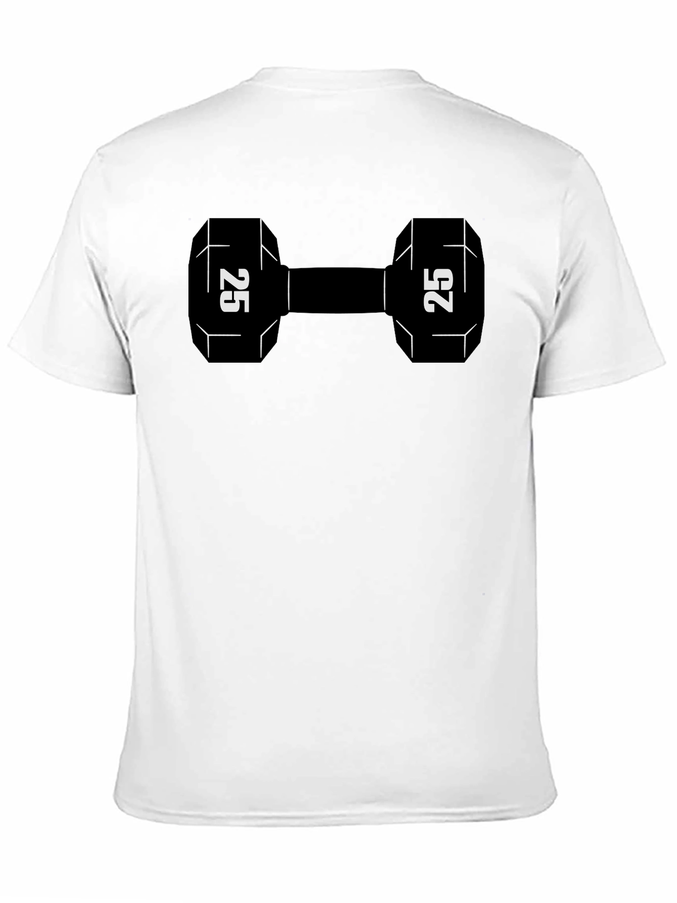 Workout Ready: 25lb Dumbbell Graphic T-Shirt