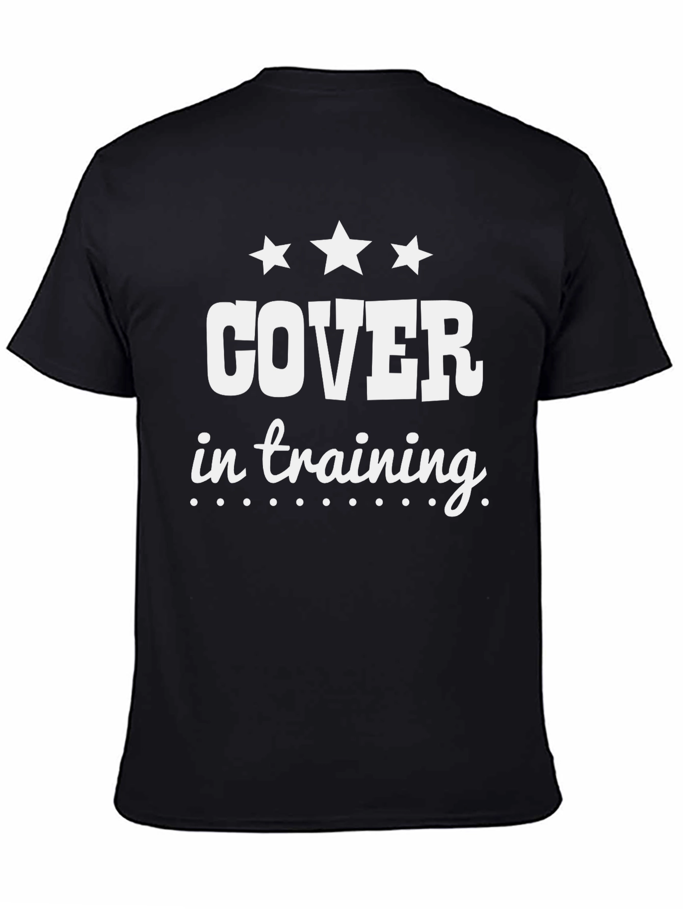 Cover In Training Graphic Black T-Shirt