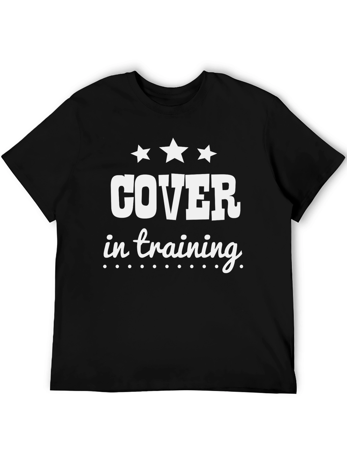 Cover In Training Graphic Black T-Shirt