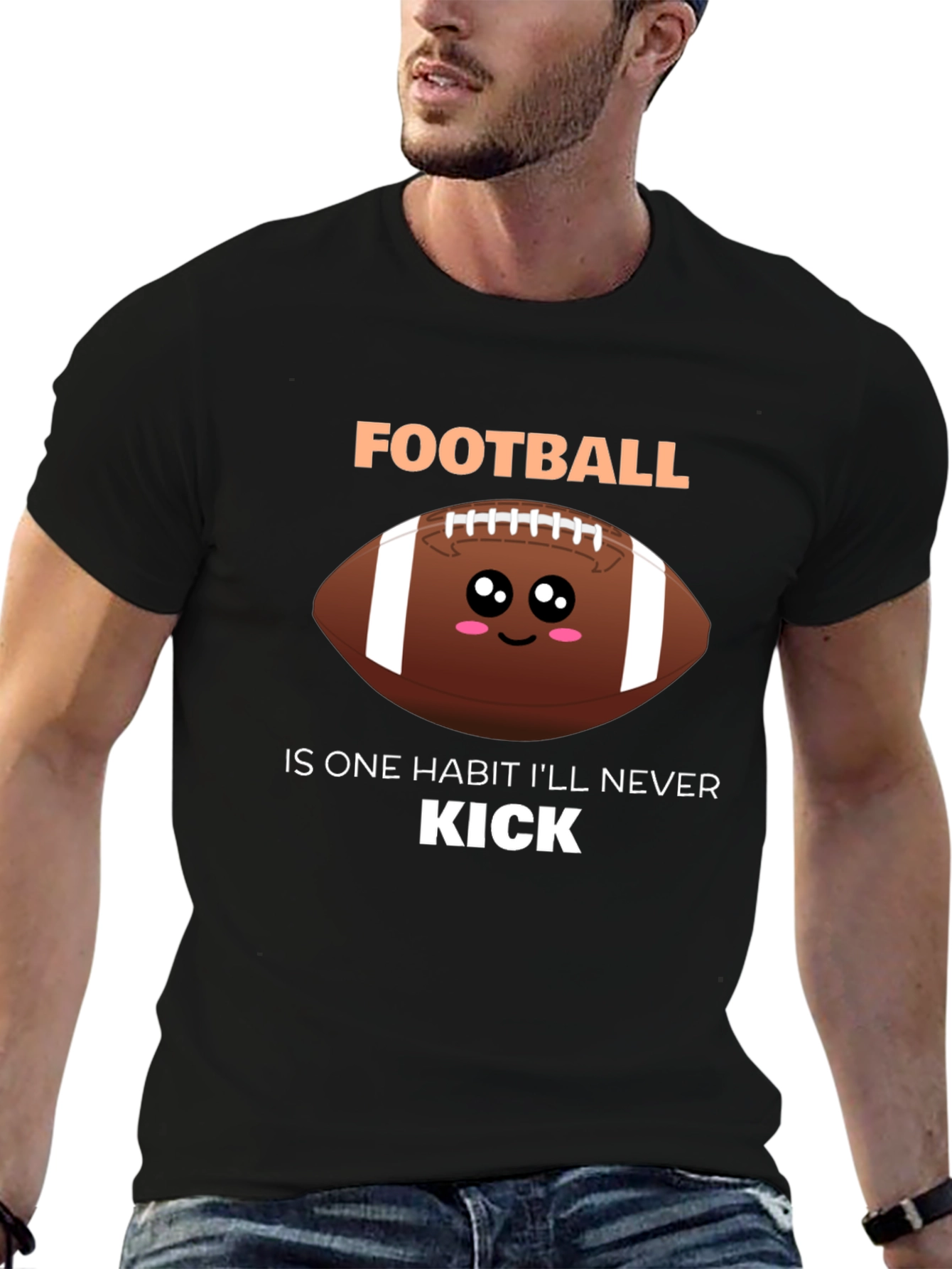 Funny Football Habit T-Shirt