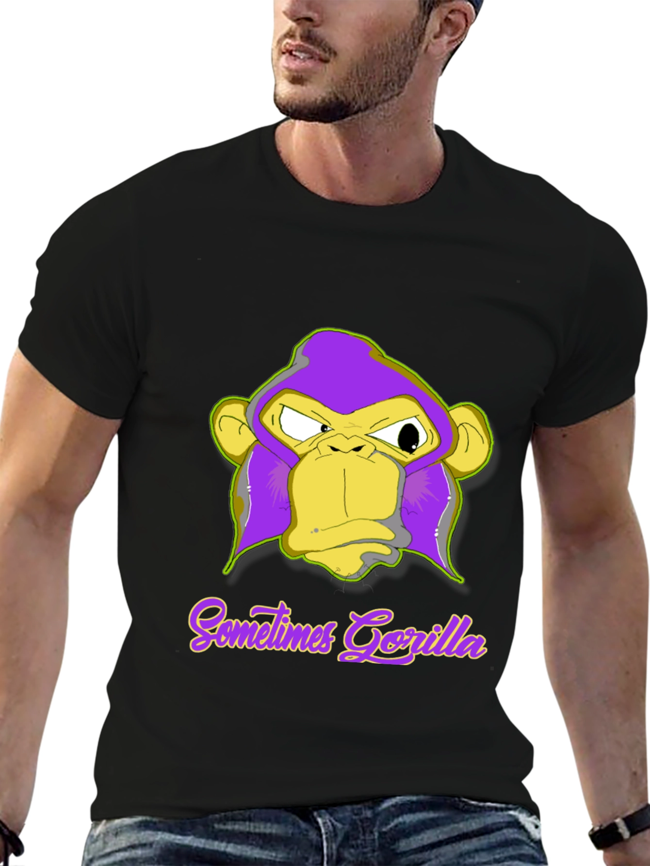 Sometimes Gorilla T-Shirt - Unique Design