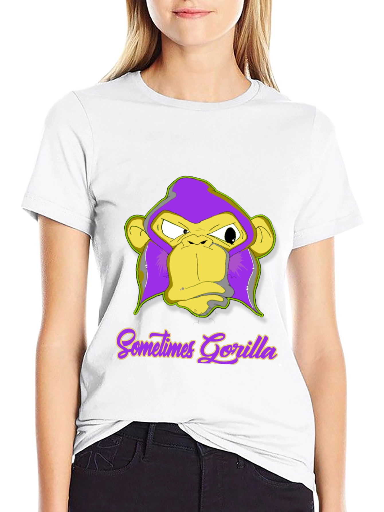 Sometimes Gorilla T-Shirt - Unique Design