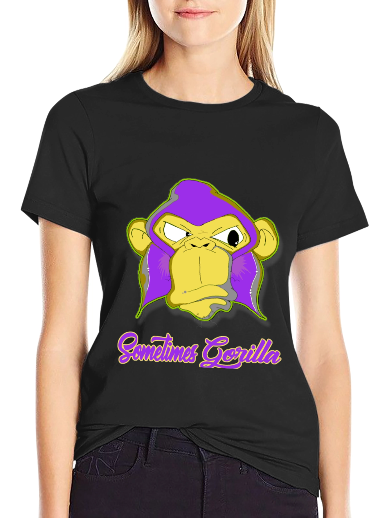 Sometimes Gorilla T-Shirt - Unique Design