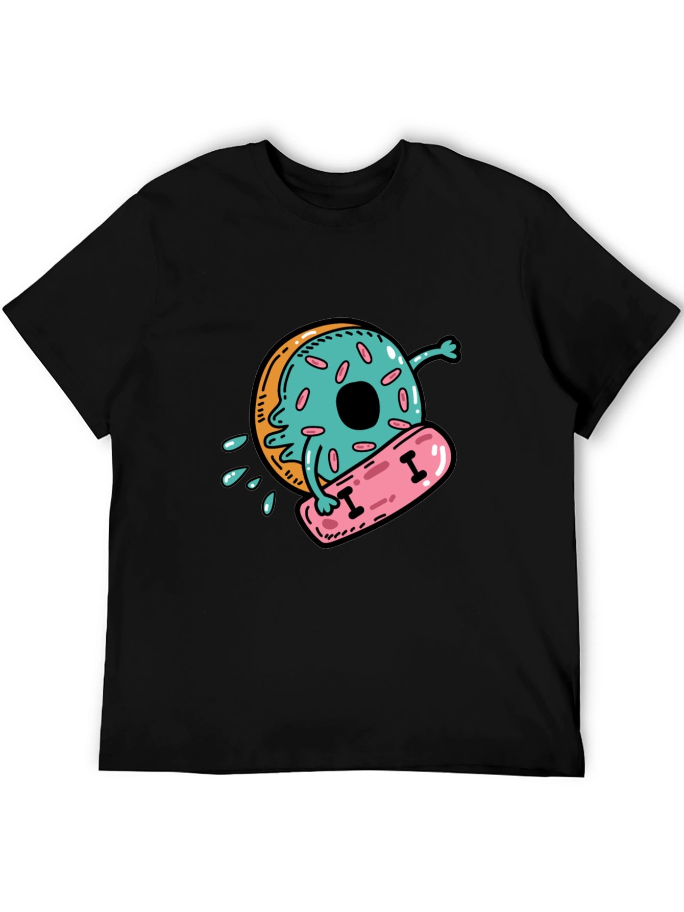 Donut Skateboarder Graphic Tee