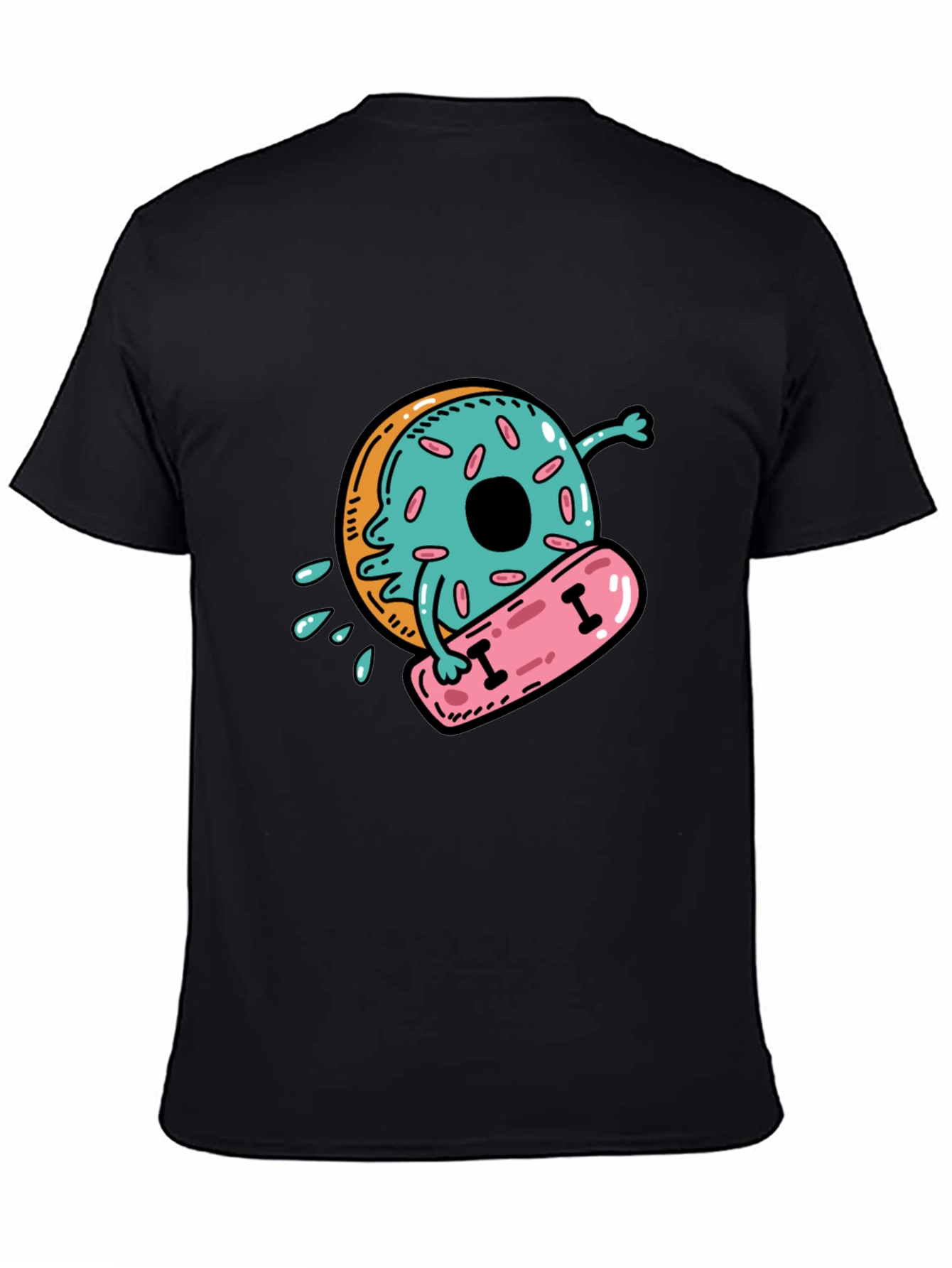 Donut Skateboarder Graphic Tee