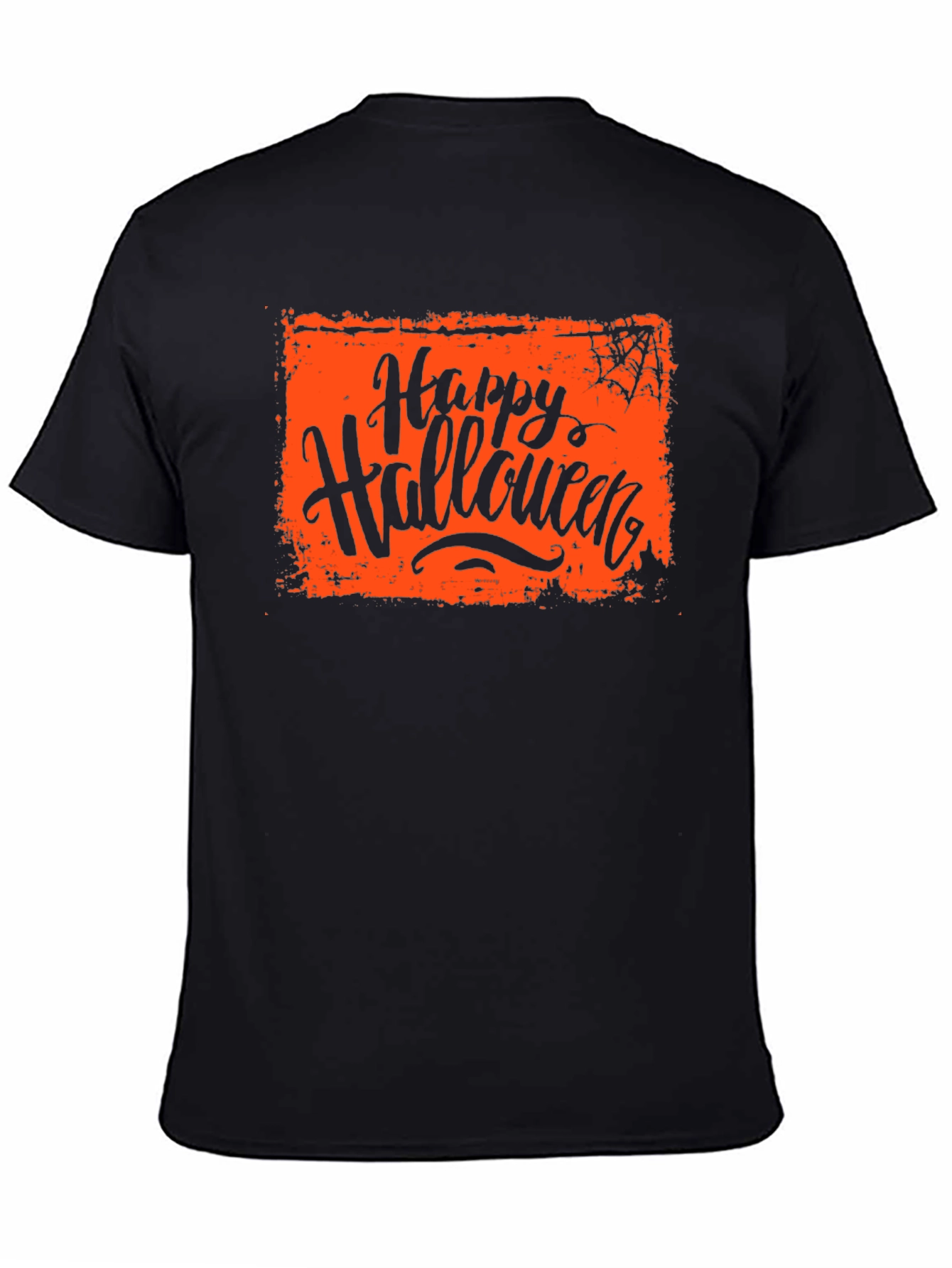 Happy Halloween Black Graphic T-Shirt