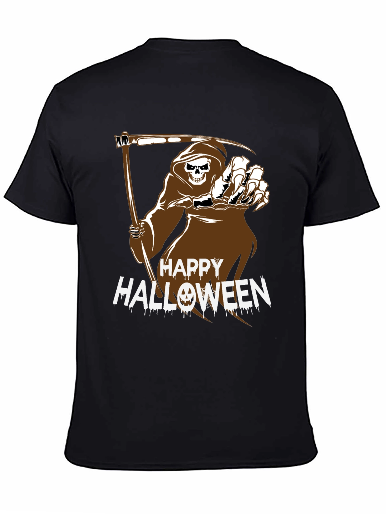 Happy Halloween Reaper Graphic Tee