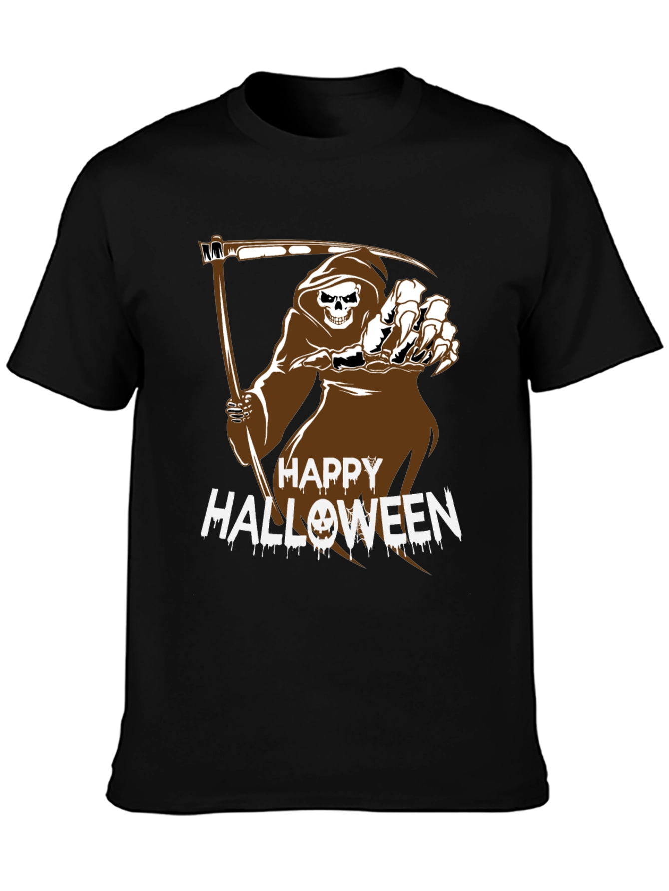 Happy Halloween Reaper Graphic Tee