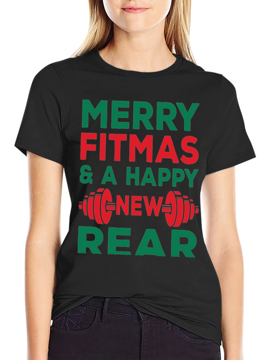 Merry Fitmas Gym T-Shirt