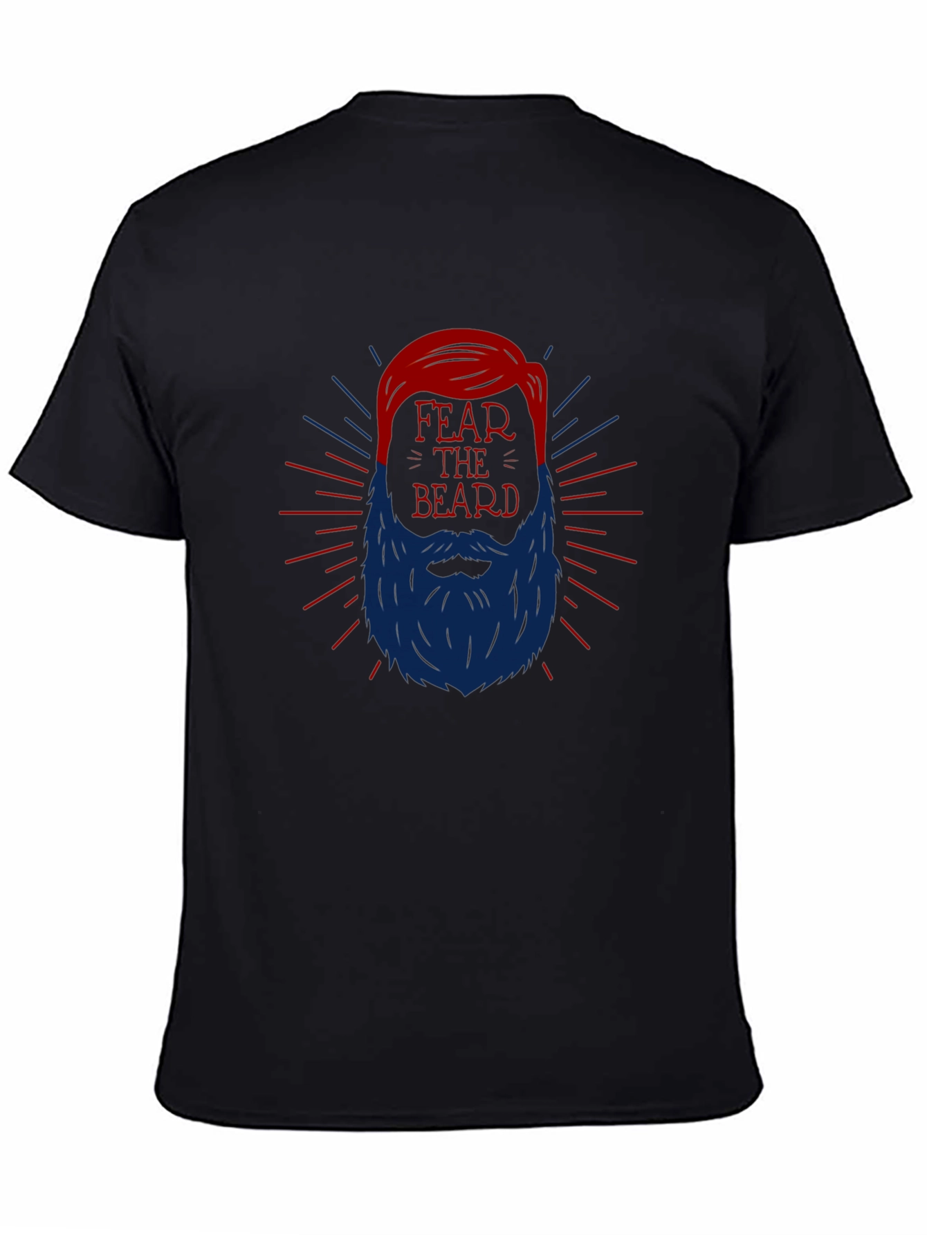 Fear the Beard Graphic Tee - Black
