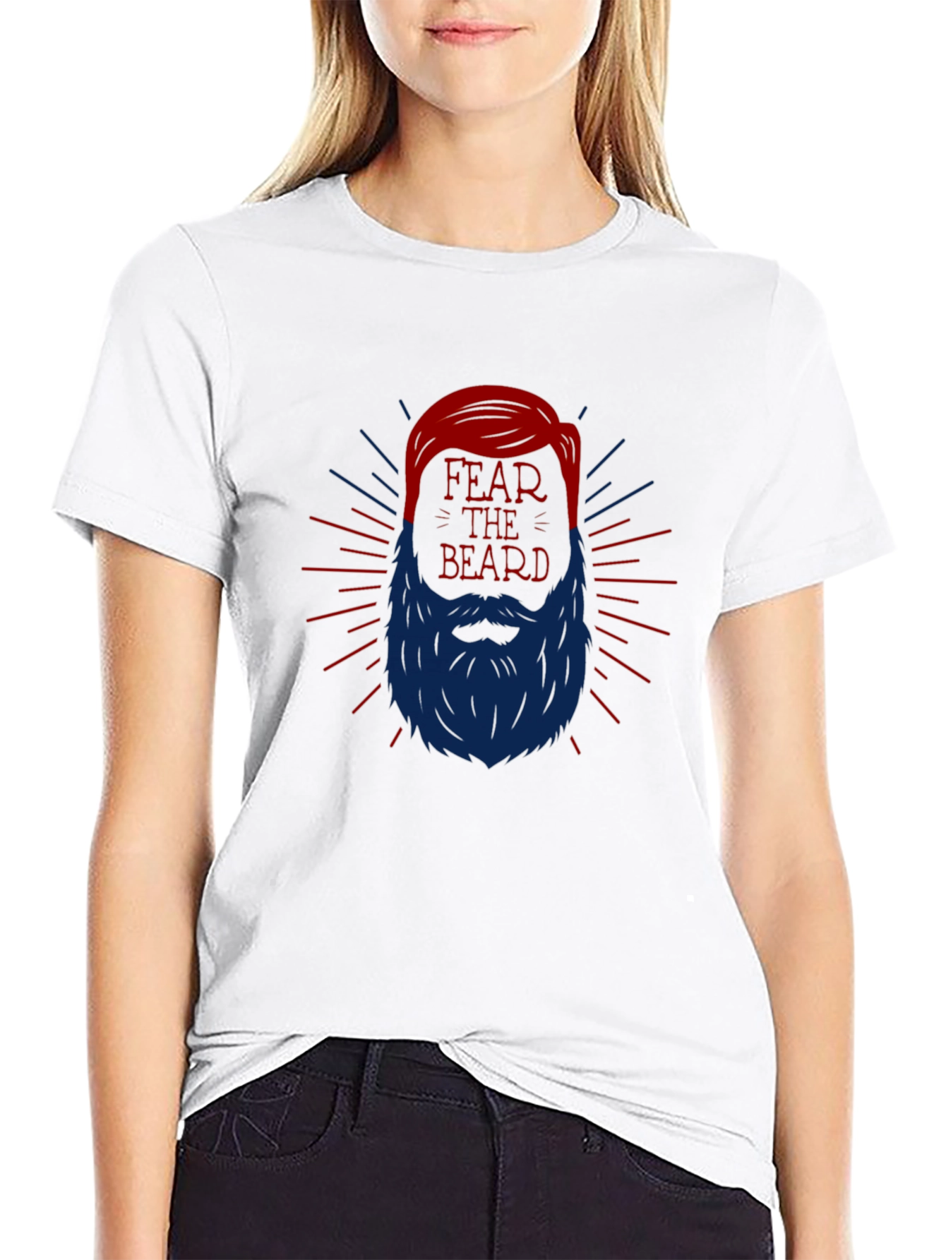 Fear the Beard Graphic Tee - Black