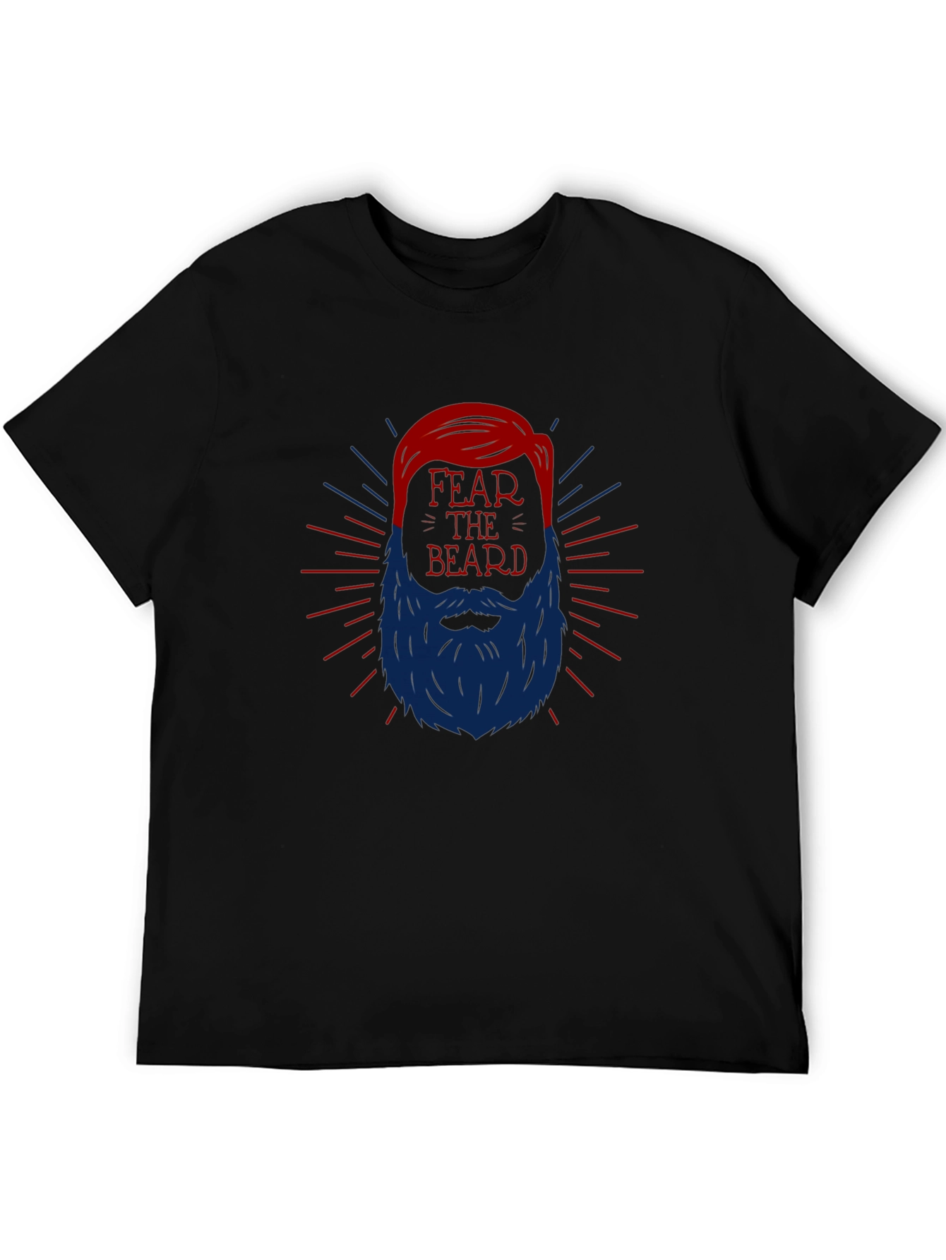 Fear the Beard Graphic Tee - Black