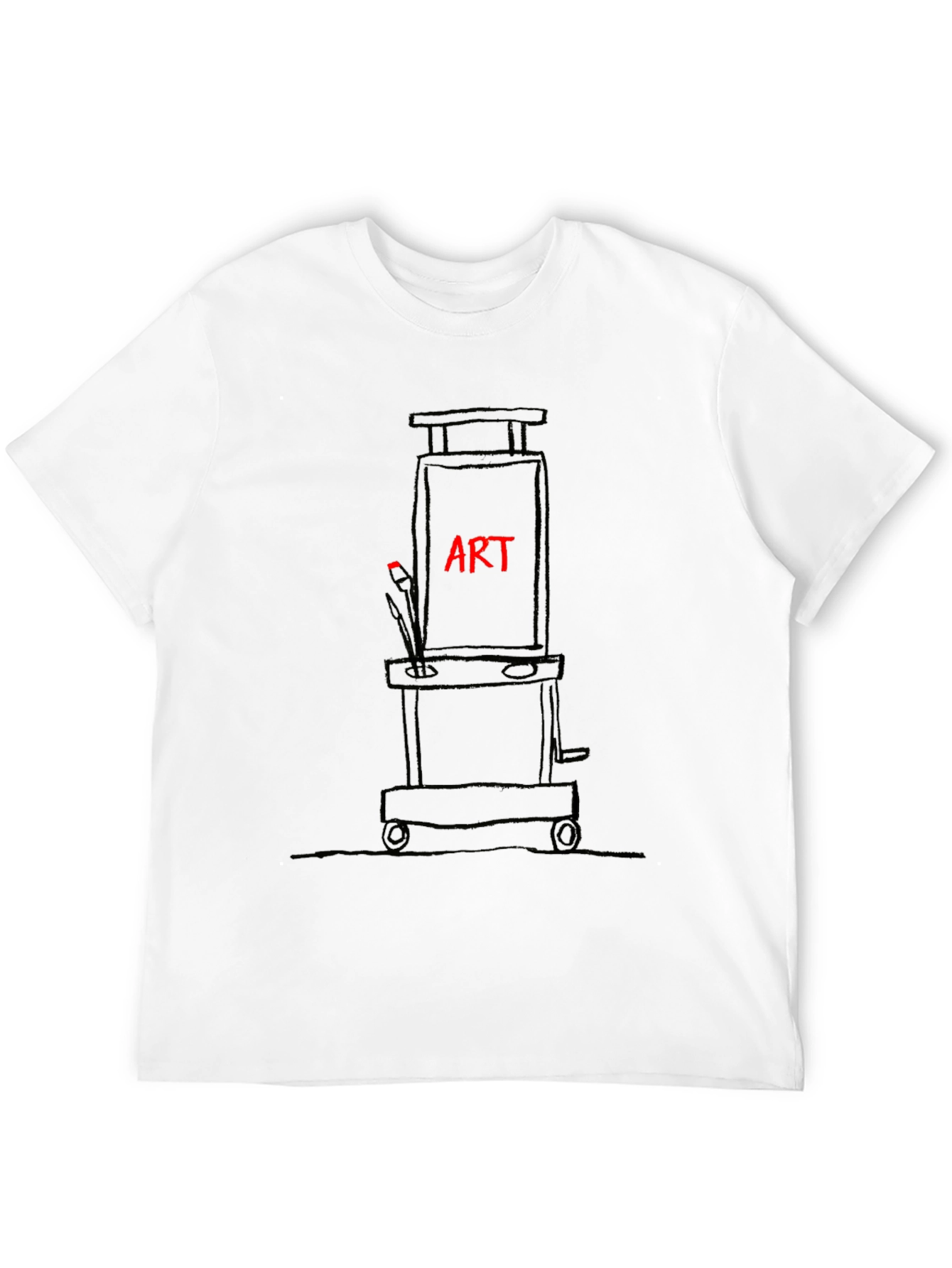 Art Easel Graphic T-Shirt - Artist Apparel
