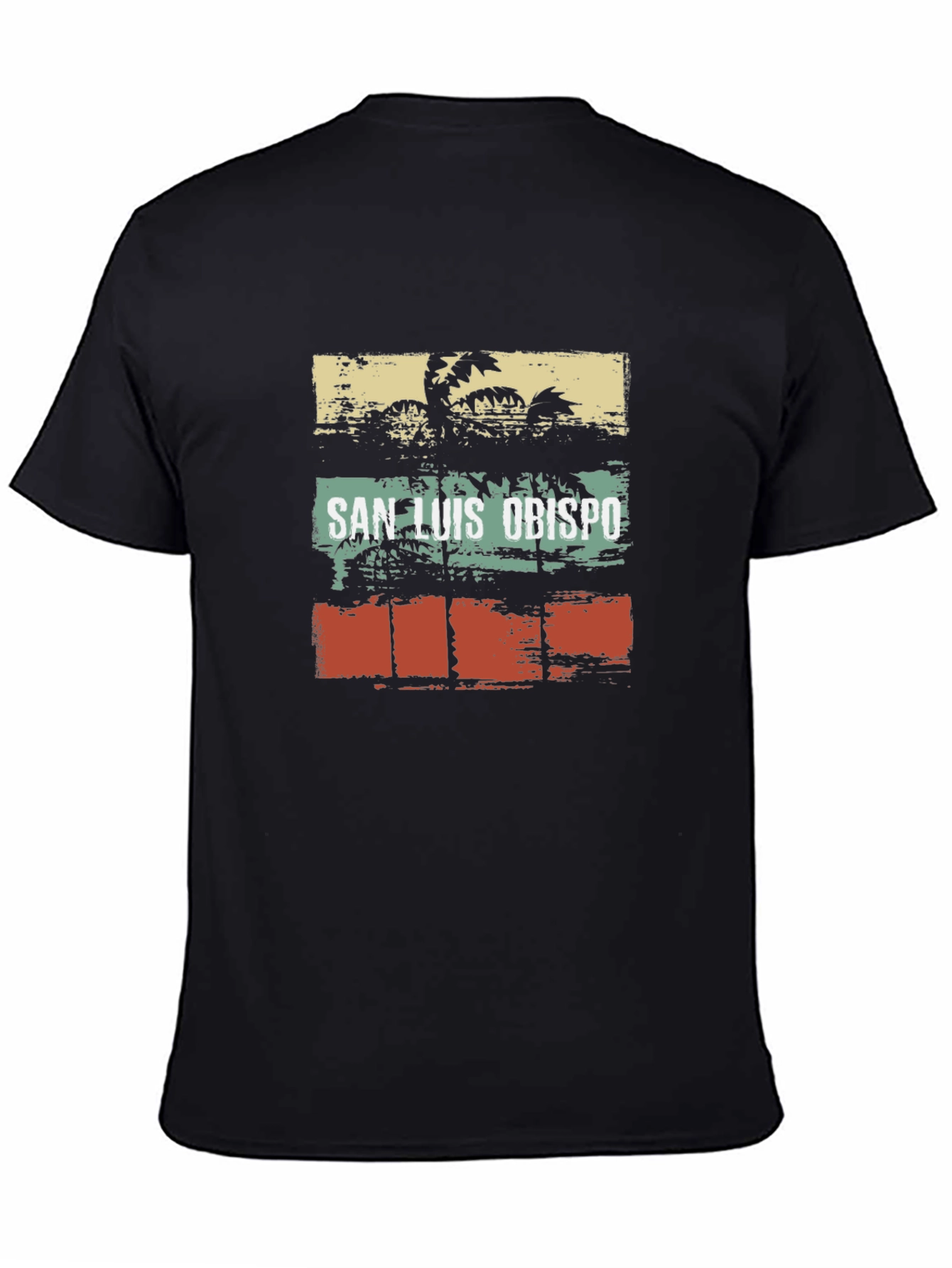 San Luis Obispo Palm Tree Graphic Tee