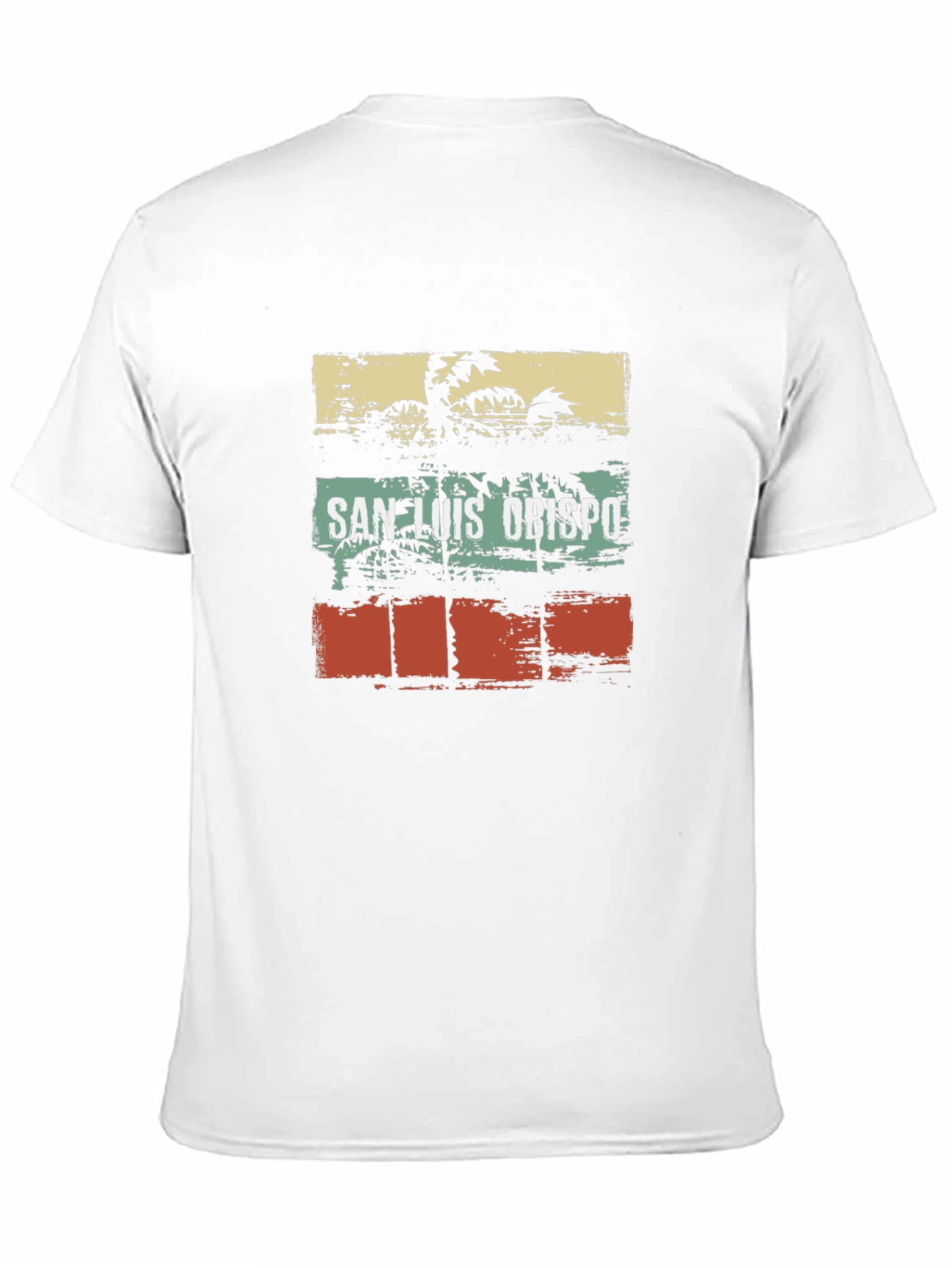 San Luis Obispo Palm Tree Graphic Tee