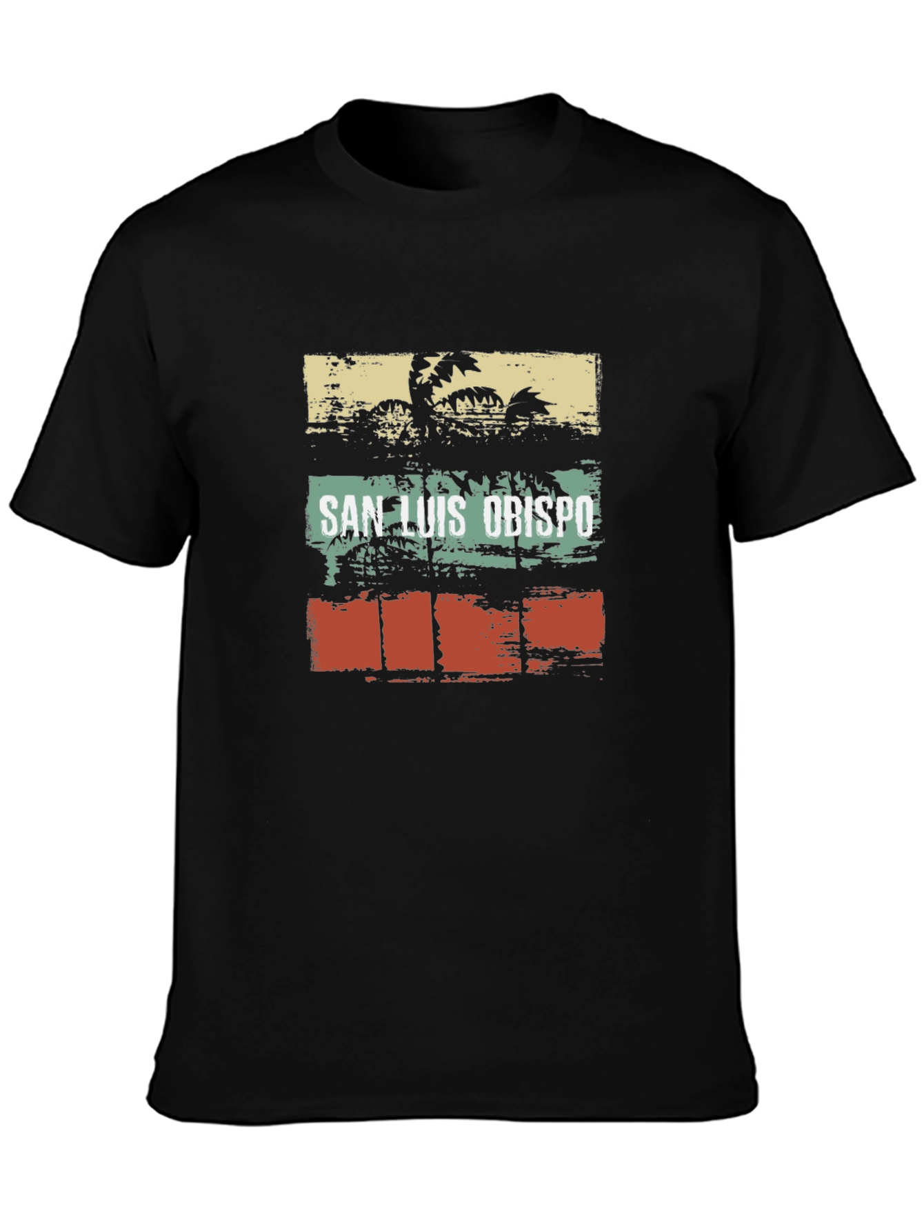 San Luis Obispo Palm Tree Graphic Tee